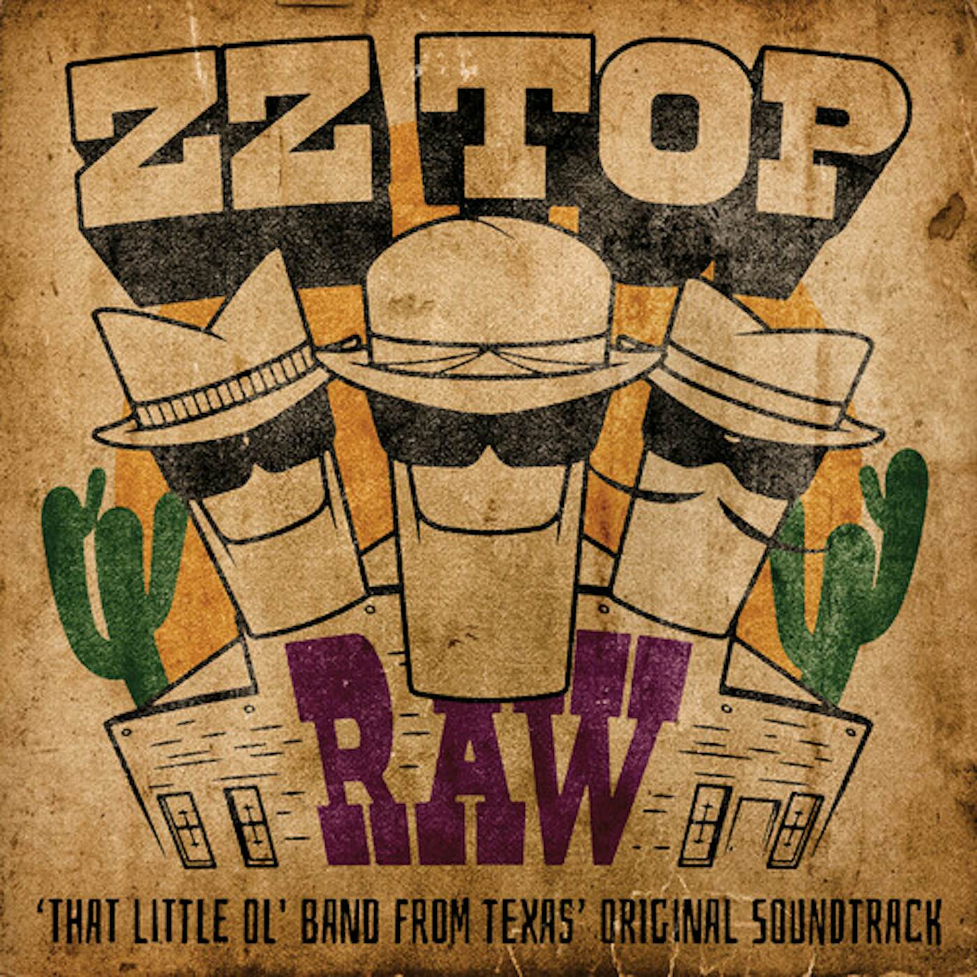 ZZ Top RAW (THAT LITTLE OL' BAND FROM TEXAS) Original Soundtrack CD