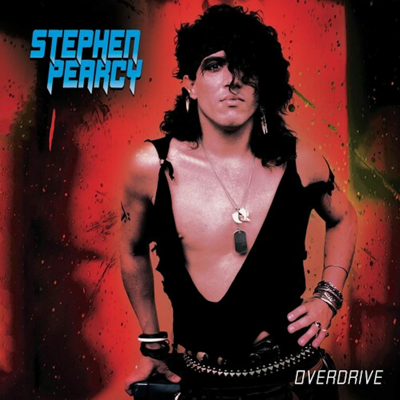 Stephen Pearcy OVERDRIVE - RED MARBLE Vinyl Record