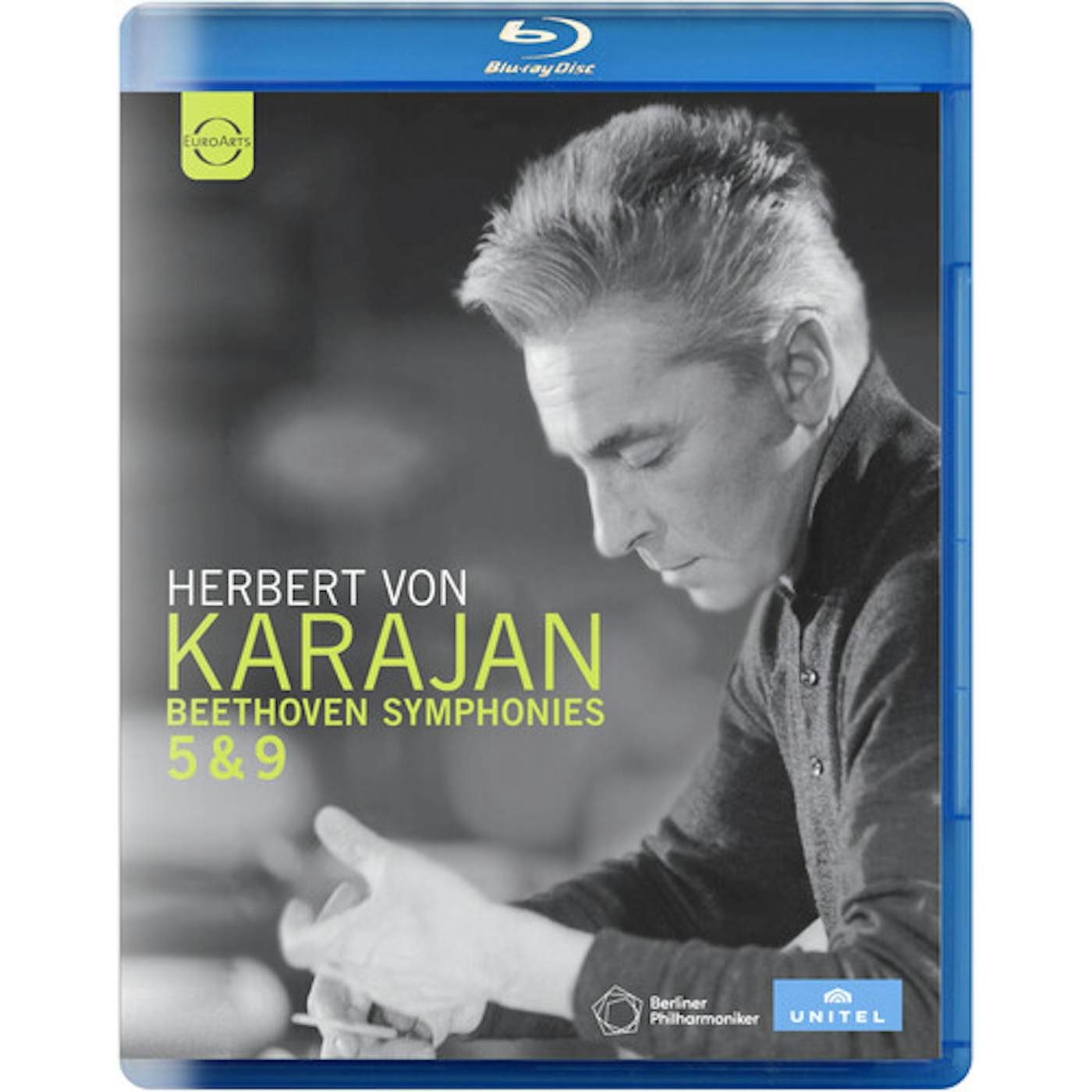 Herbert von Karajan CONDUCTS BEETHOVEN SYMPHONIES NOS. 5 & 9 Blu-ray