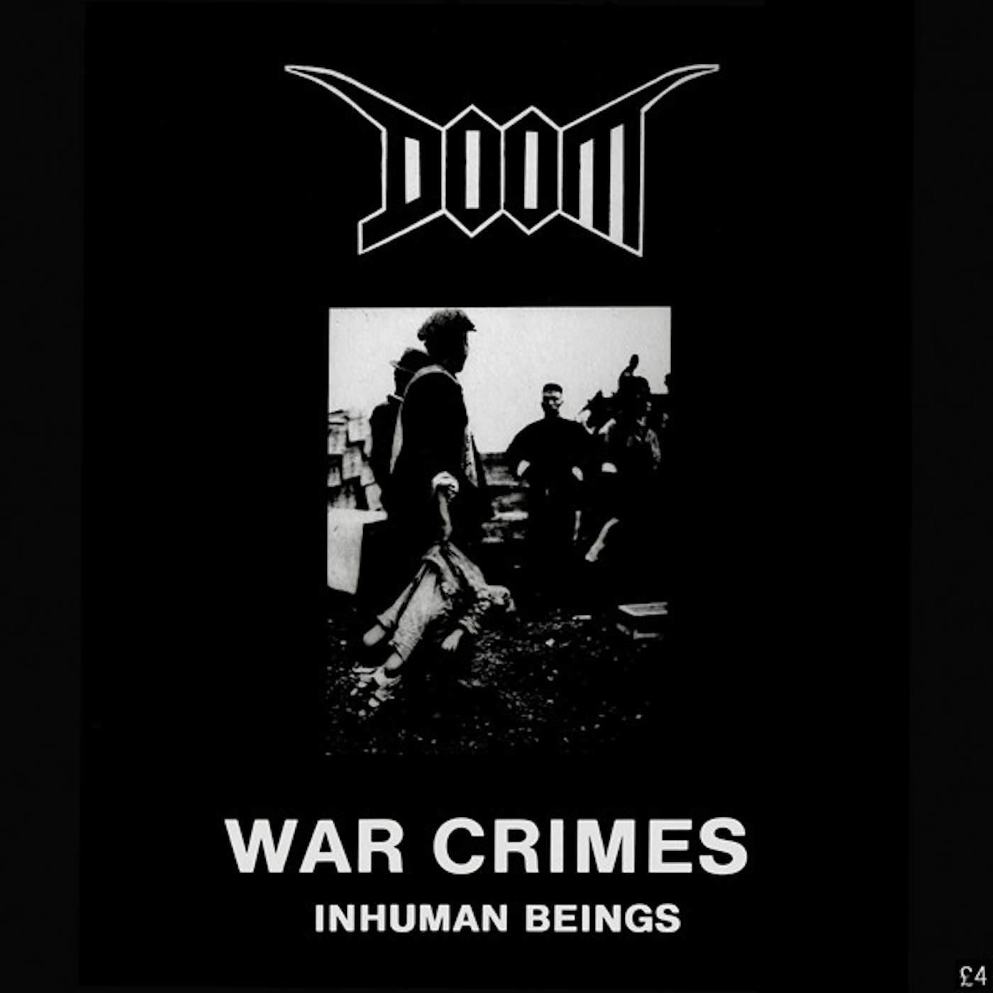 Doom WAR CRIMES - INHUMAN BEINGS Vinyl Record