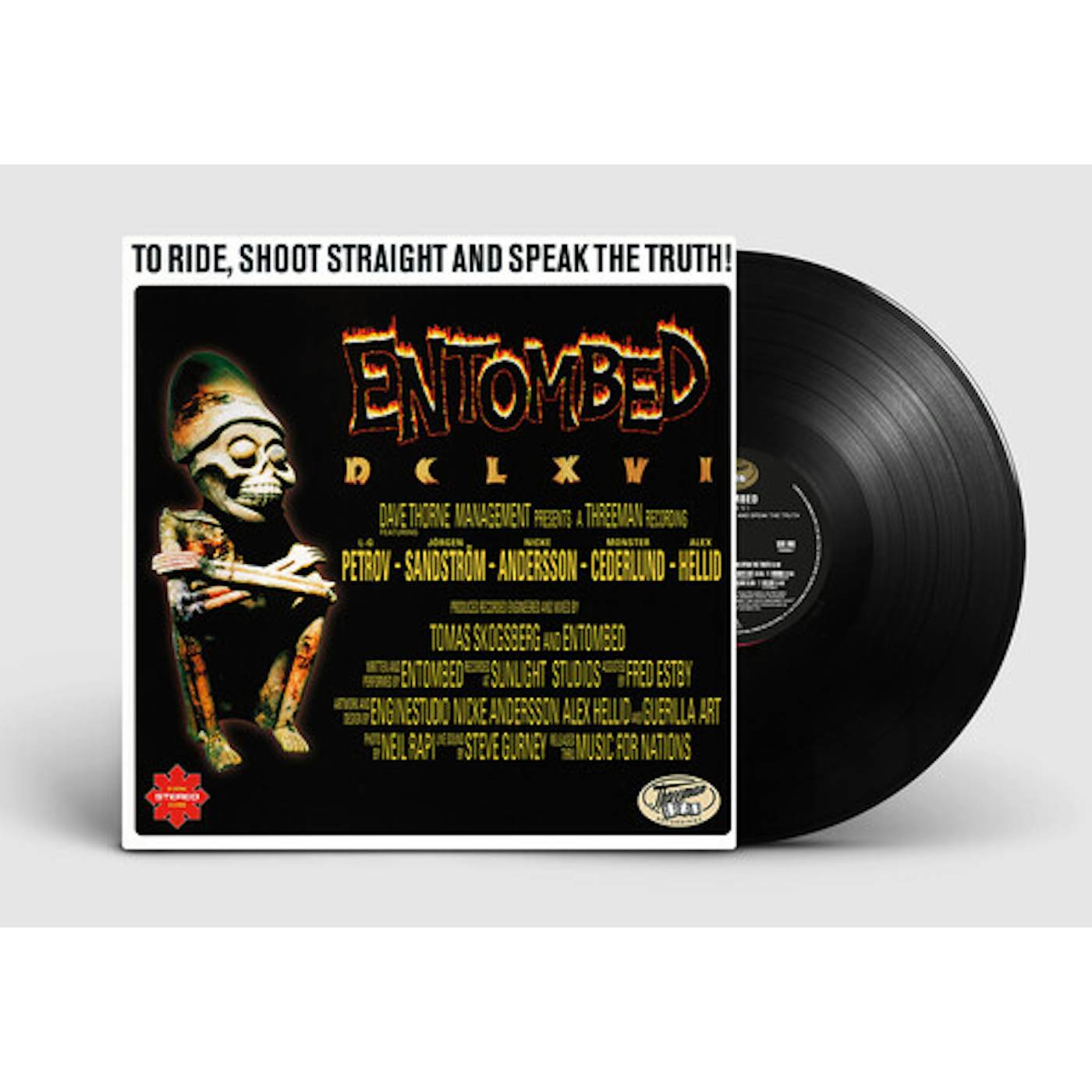 Entombed TO RIDE SHOOT STRAIGHT & SPEAK THE TRUTH Vinyl Record