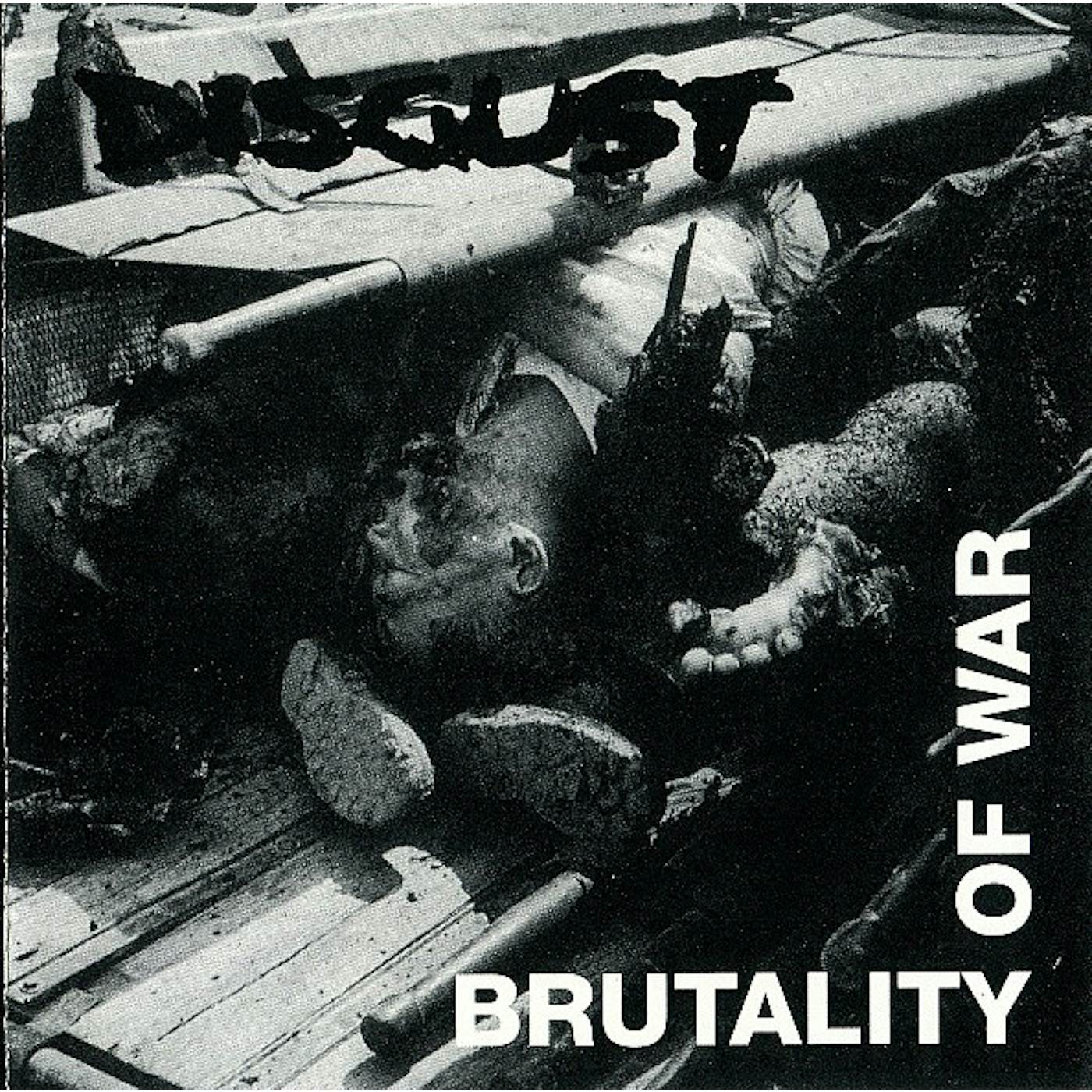 Disgust BRUTALITY OF WAR (RED/BLACK SPLATTER VINYL) Vinyl Record