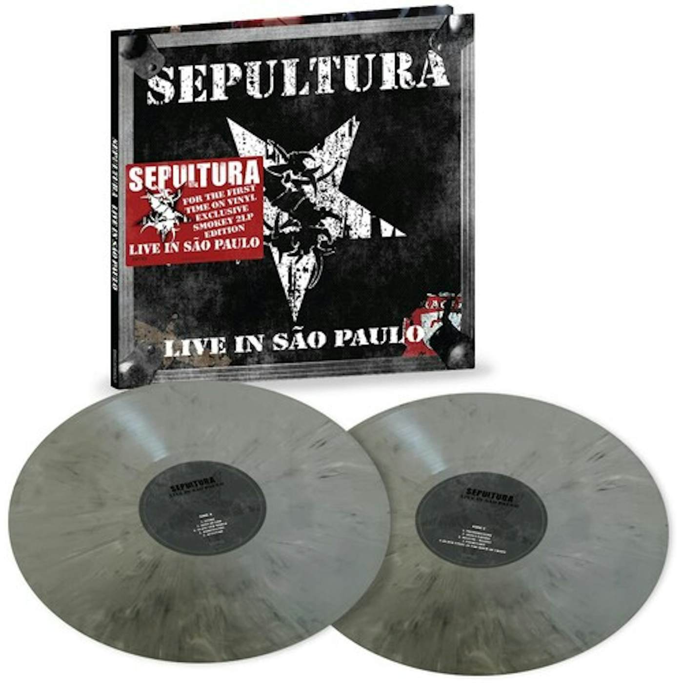 Sepultura LIVE IN SAO PAULO Vinyl Record