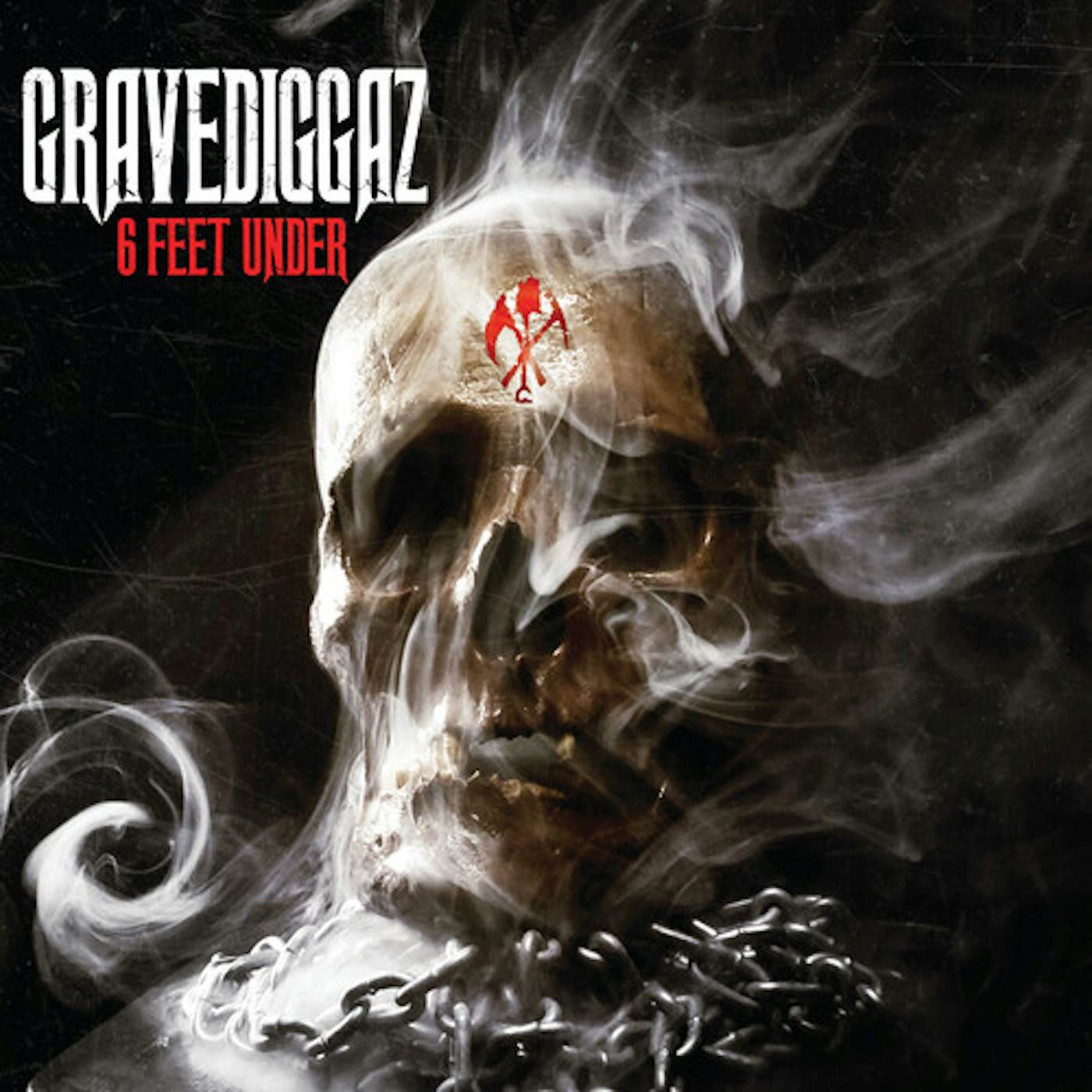 Gravediggaz 6 FEET UNDER - YELLOW/RED SPLATTER Vinyl Record