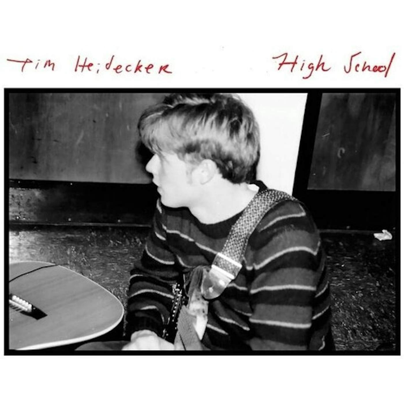 Tim Heidecker HIGH SCHOOL - CLEAR RED Vinyl Record