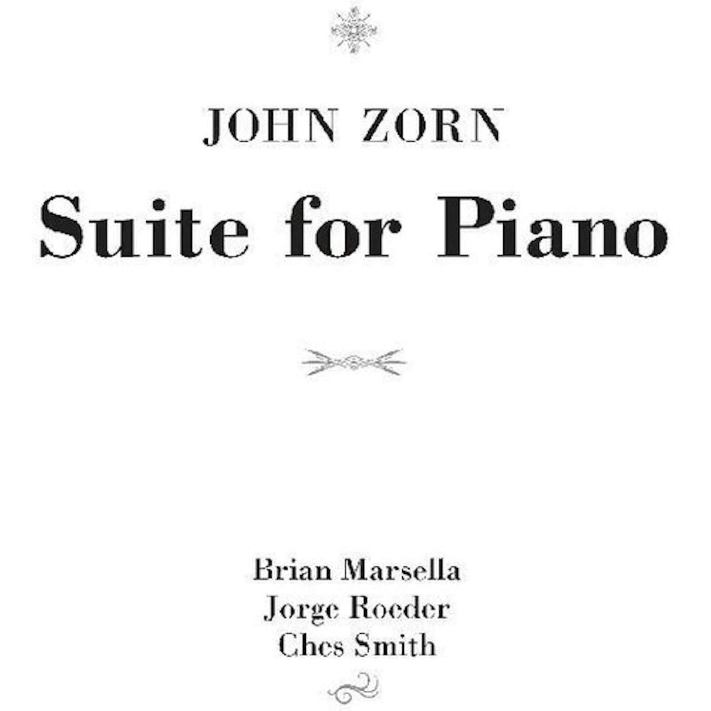 John Zorn SUITE FOR PIANO CD