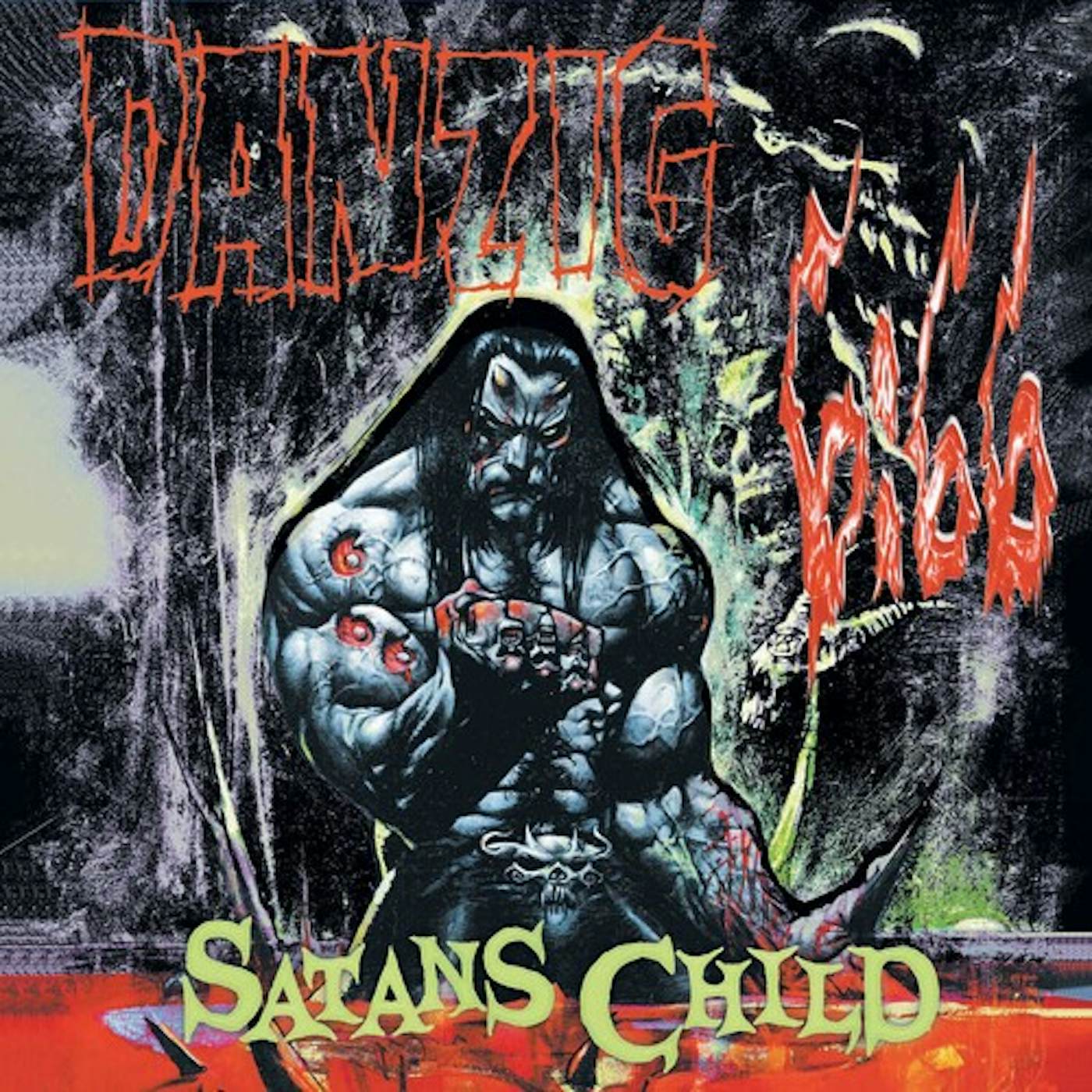 Danzig 6:66: SATAN'S CHILD - RED/BLACK SPLATTER Vinyl Record