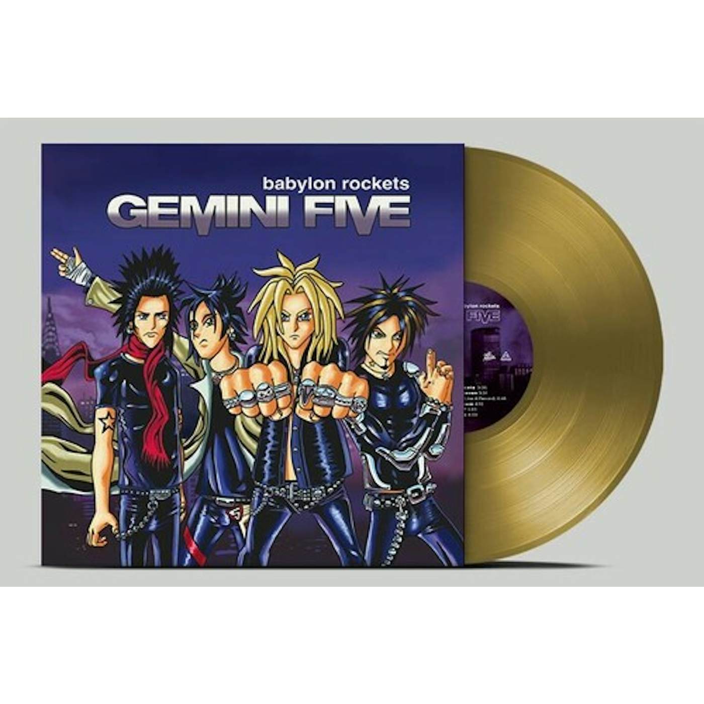 Gemini Five BABYLON ROCKETS - GOLD Vinyl Record