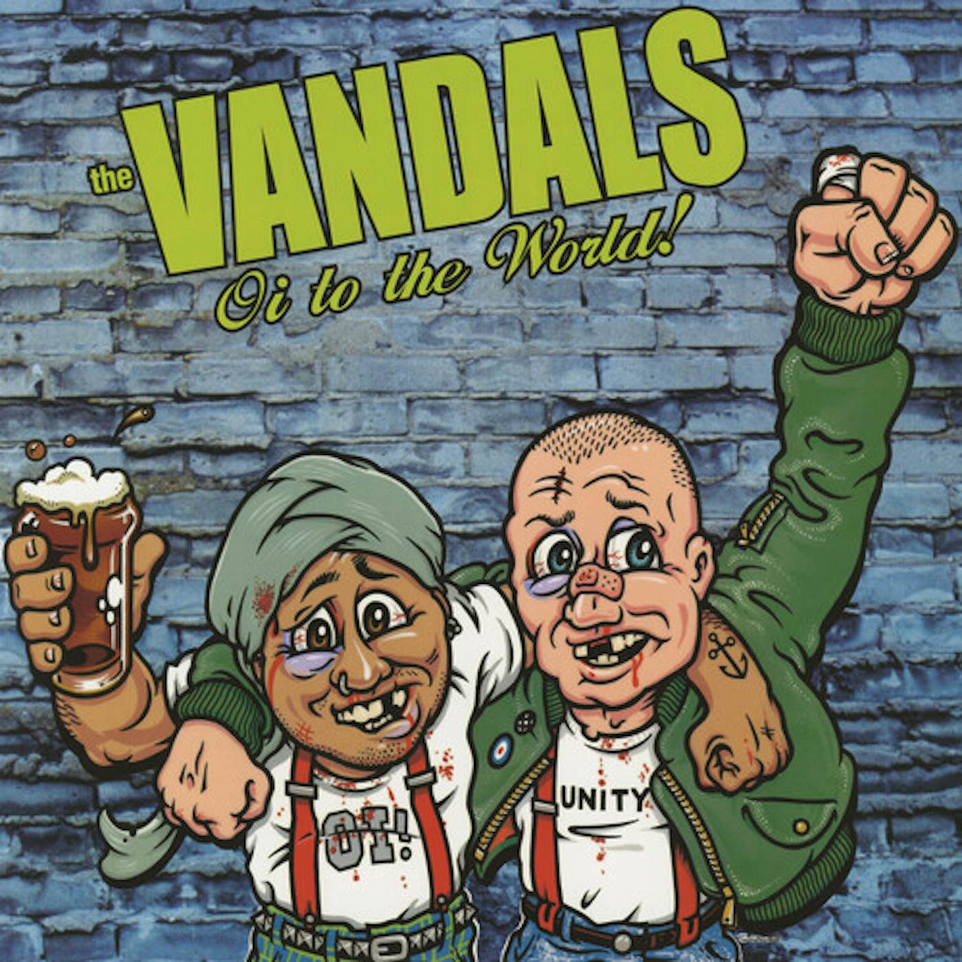 The Vandals  OI TO THE WORLD - WHITE Vinyl Record