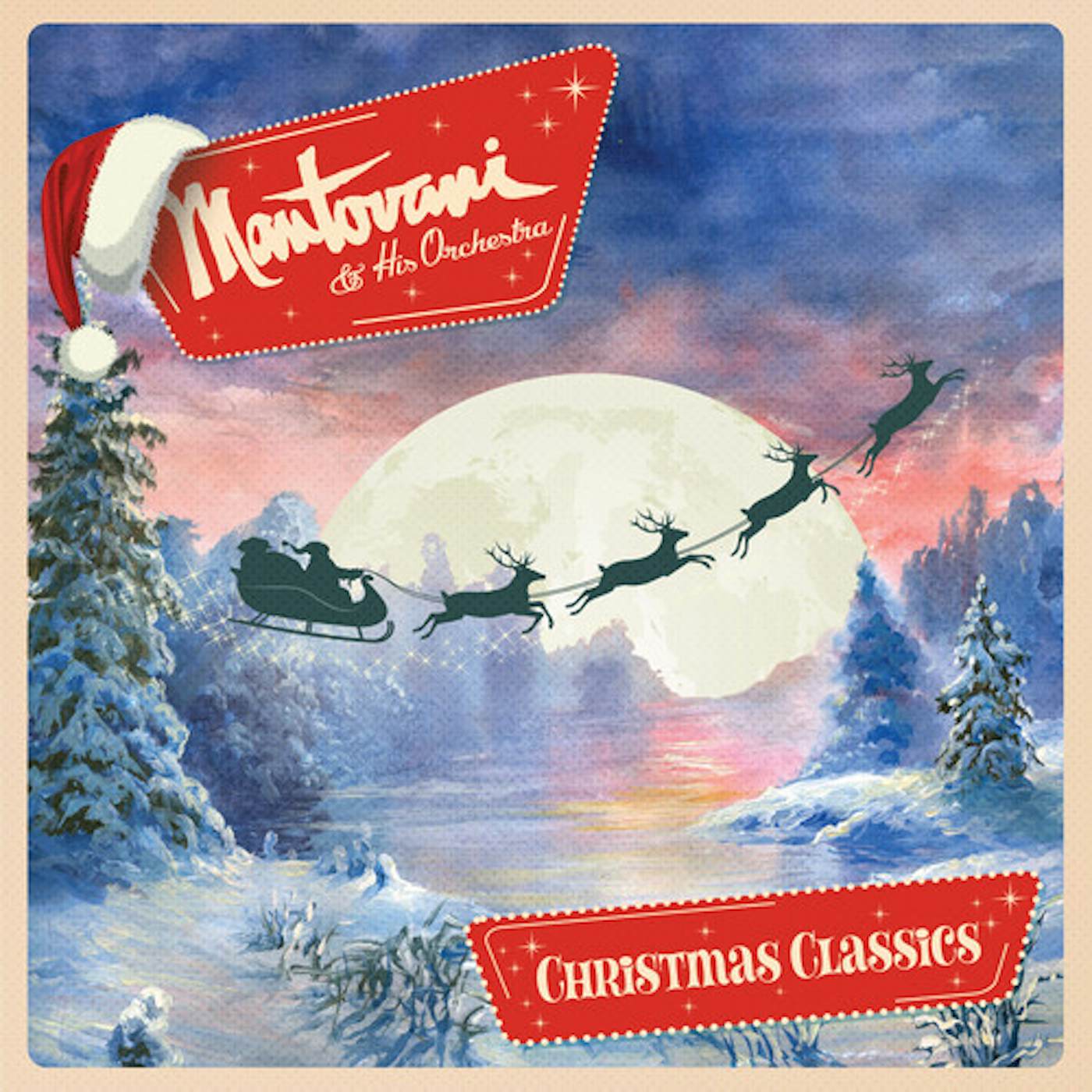 Mantovani & His Orchestra CHRISTMAS CLASSICS - RED Vinyl Record