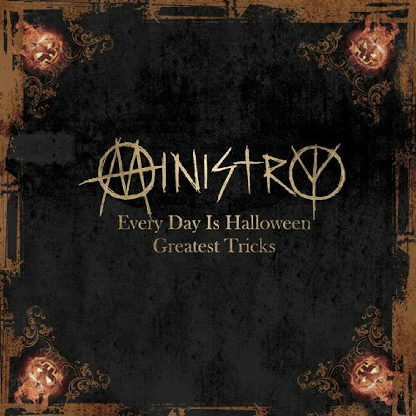 Ministry Every Day Is Halloween - Greatest Tricks - Orange Vinyl Record