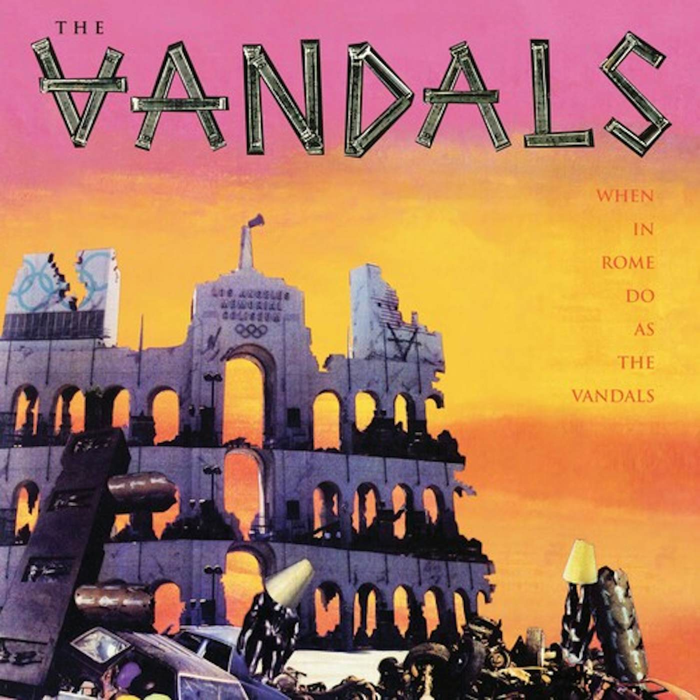 WHEN IN ROME DO AS THE VANDALS - PINK/BLACK Vinyl Record