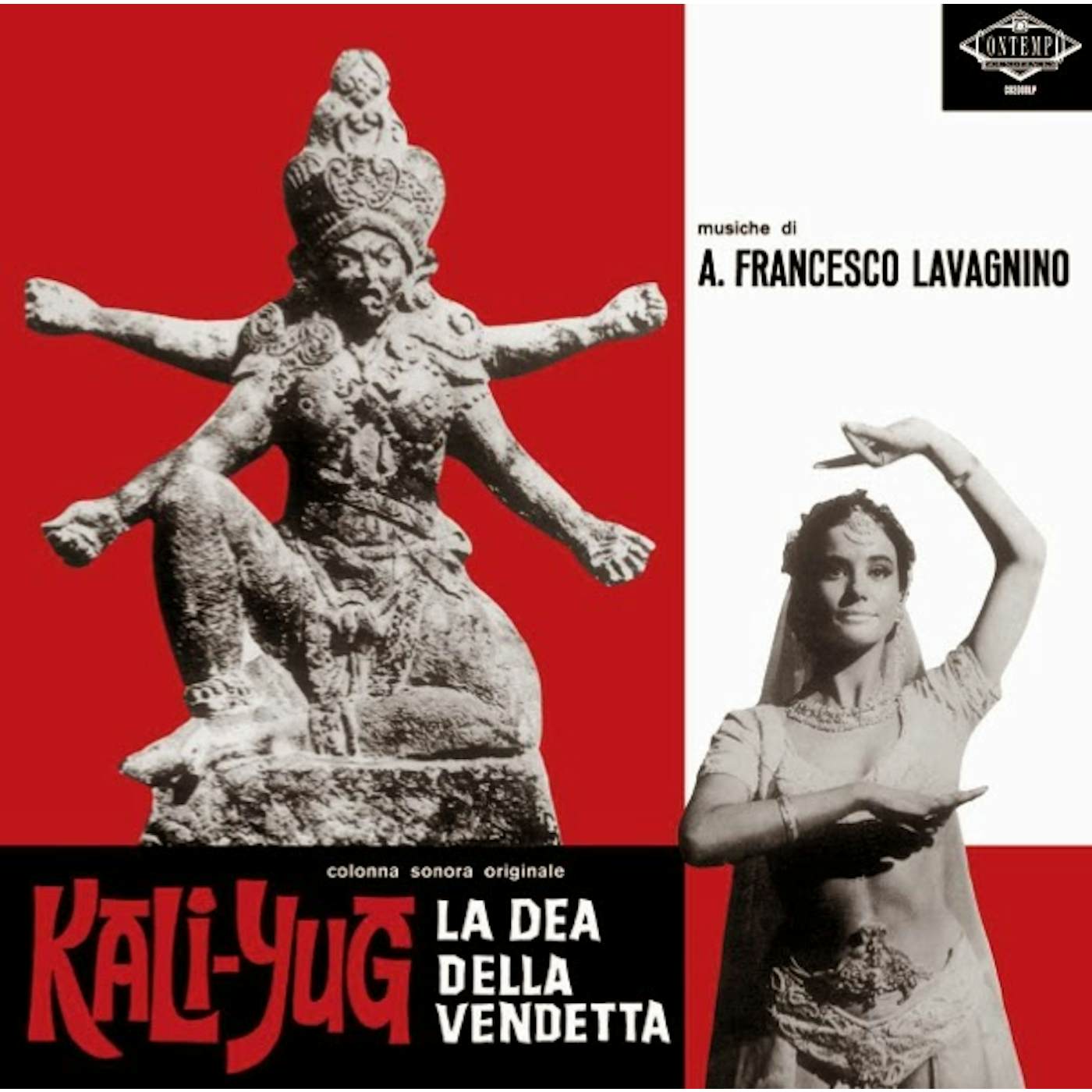 Angelo Lavagnino KALI-YUG LA DEA DELLA VENDETTA / Original Soundtrack Vinyl Record