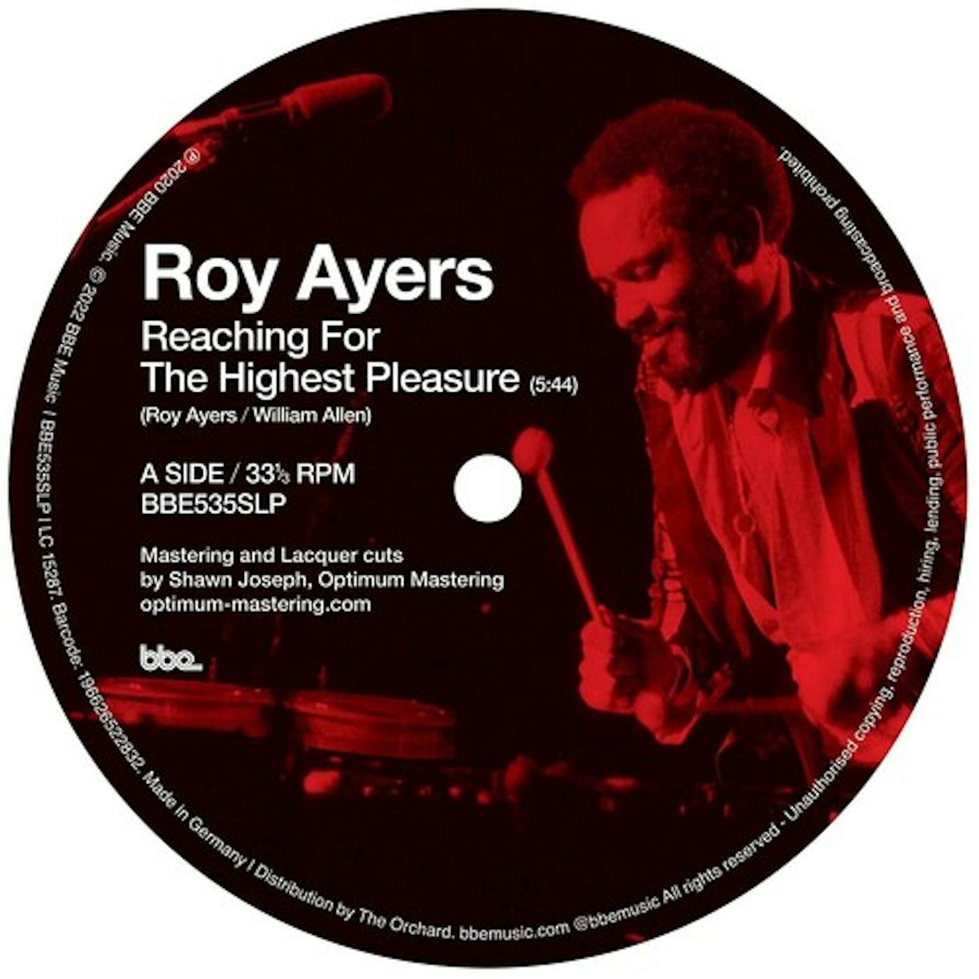 Roy Ayers Reaching the Highest Pleasure / I Am Your Mind Vinyl Record