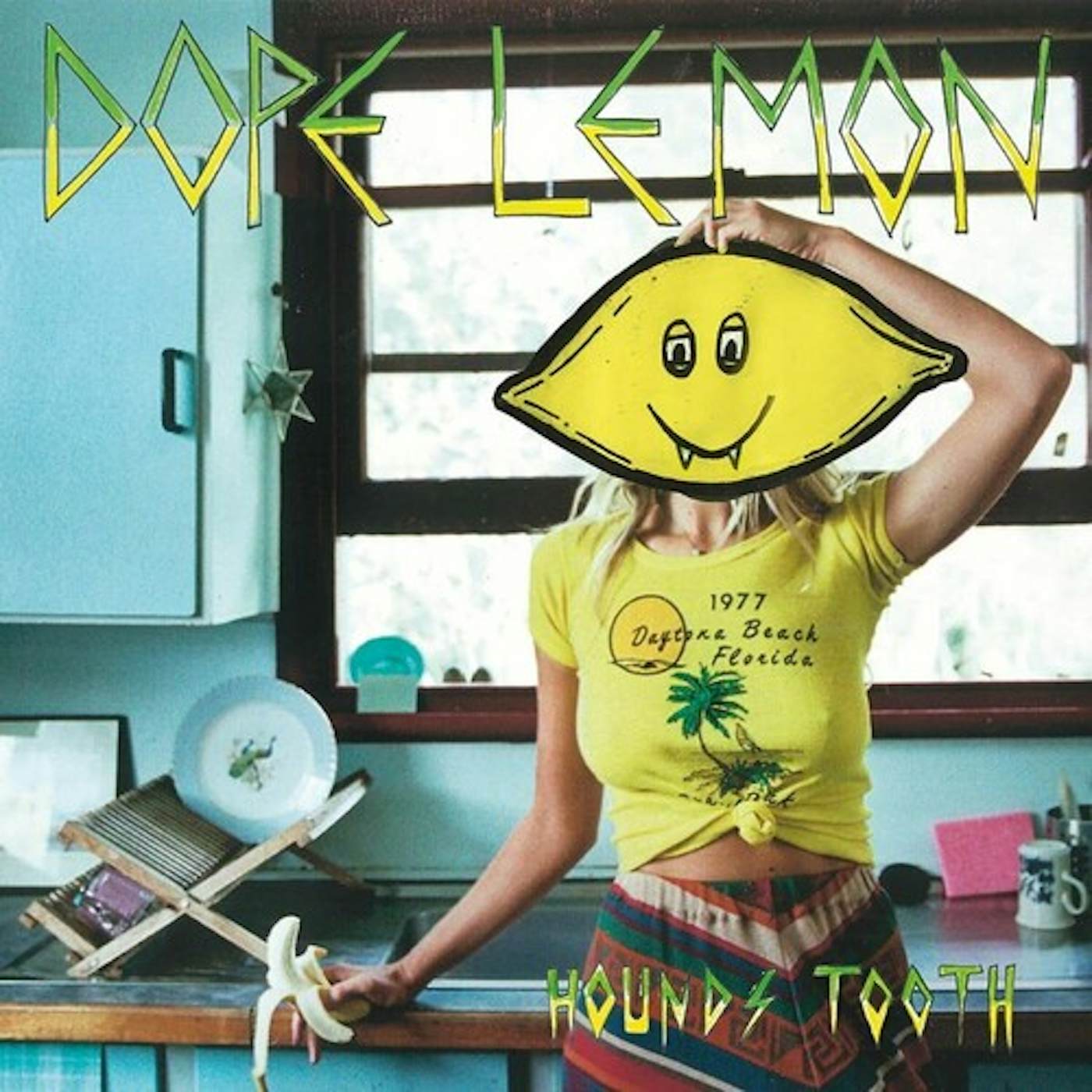 DOPE LEMON Hounds Tooth (Transparent Lime) Vinyl Record