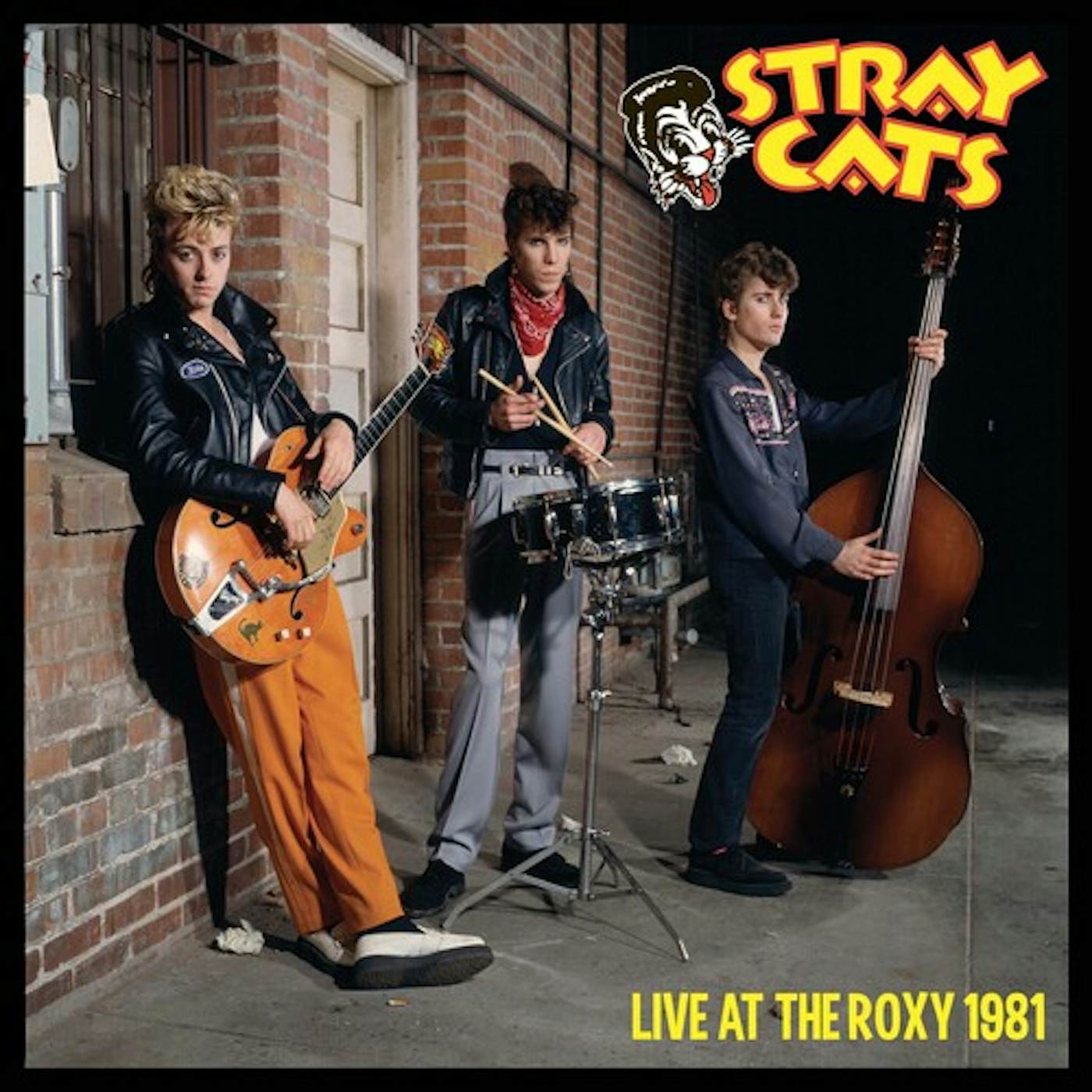 Stray Cats Live At The Roxy 1981 - Gold/black Splatter Vinyl Record
