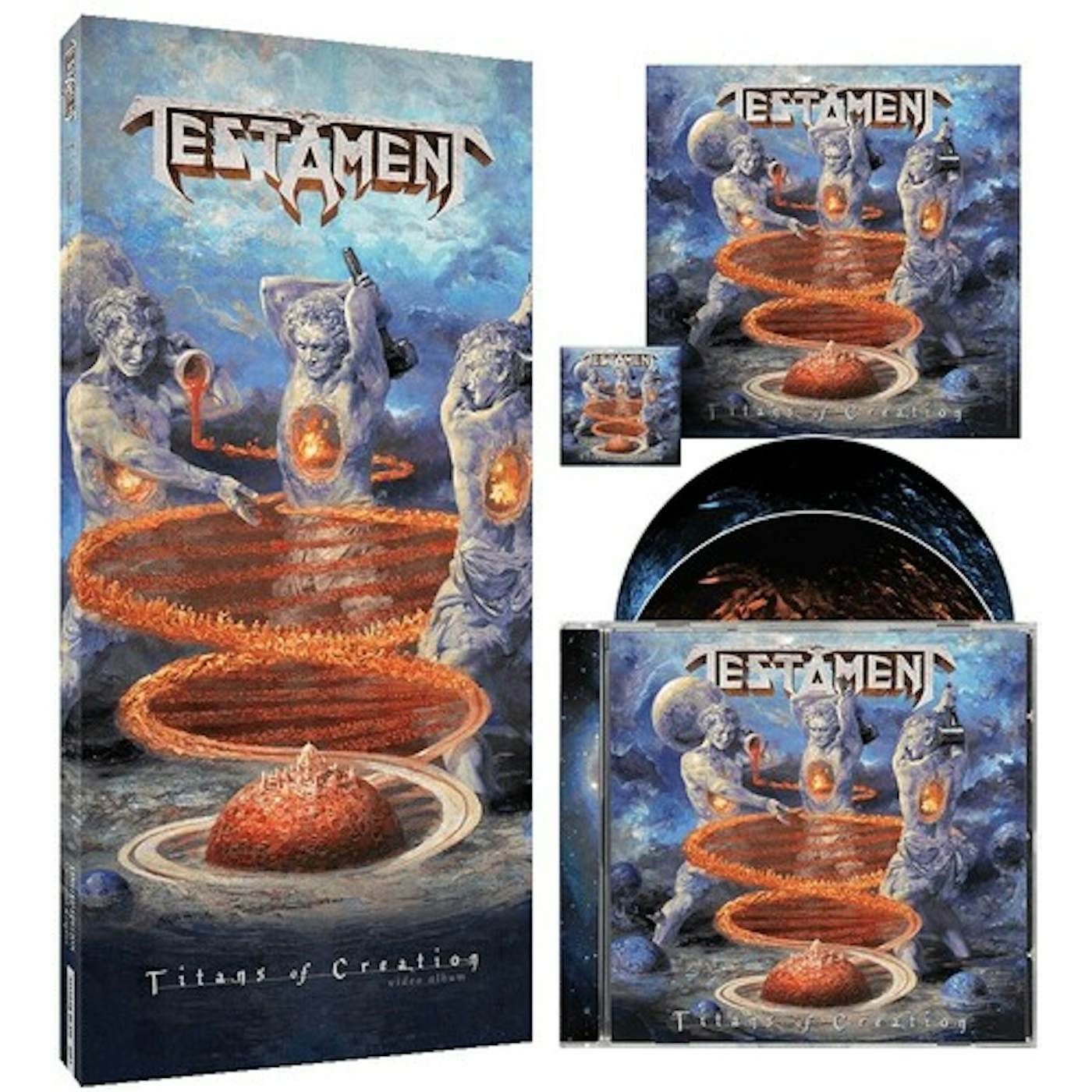Testament TITANS OF CREATION - VIDEO ALBUM CD