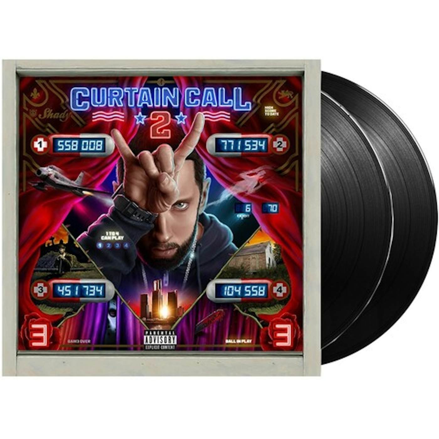 Eminem CURTAIN CALL 2 (2 LP) Vinyl Record
