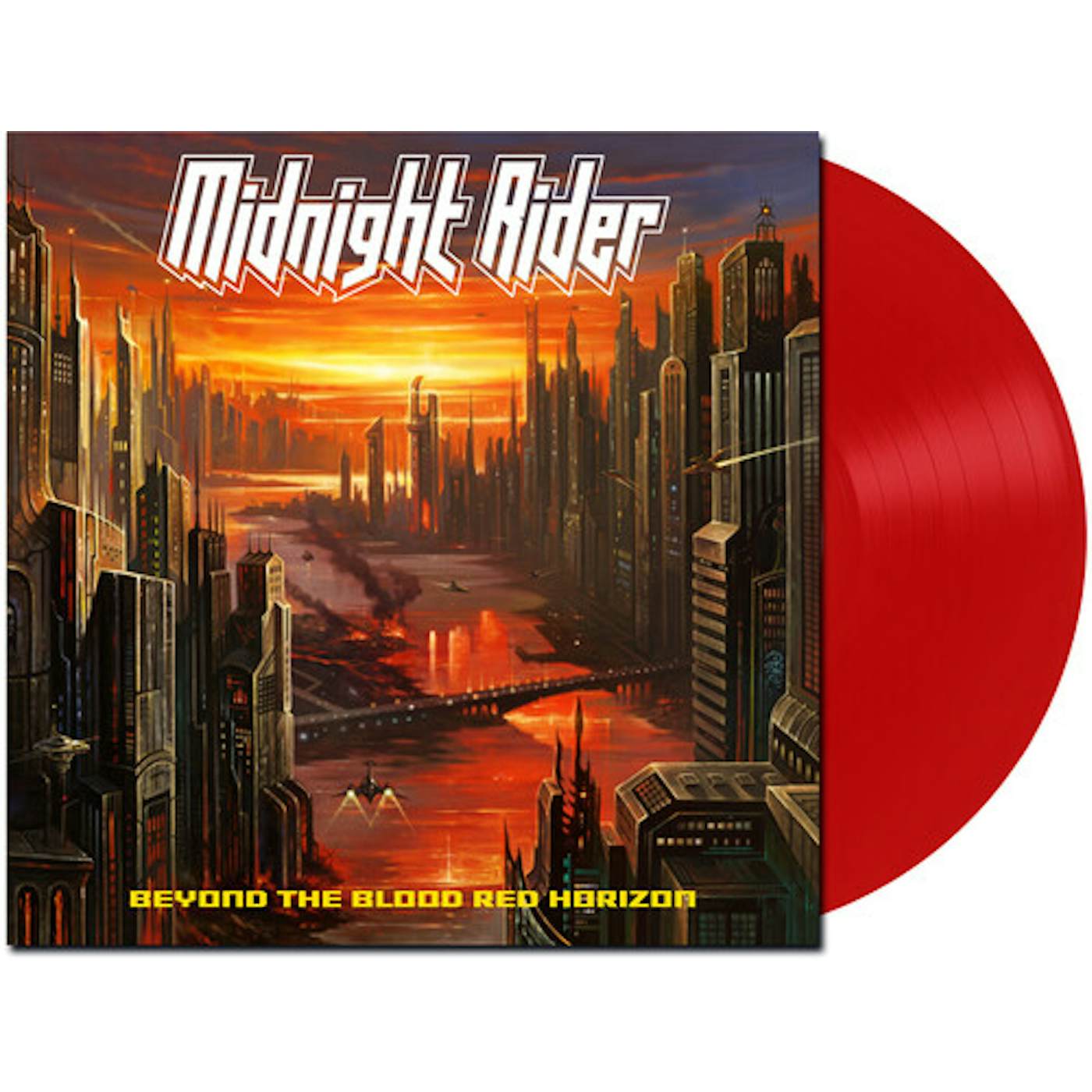 Midnight Rider BEYOND THE BLOOD RED HORIZON (RED VINYL) Vinyl Record