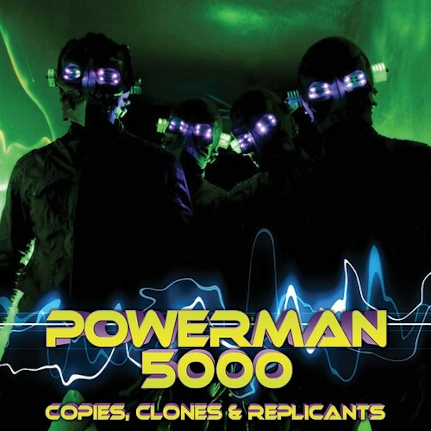 Powerman 5000 COPIES, CLONES & REPLICANTS (GREEN/BLACK SPLATTER VINYL) Vinyl Record