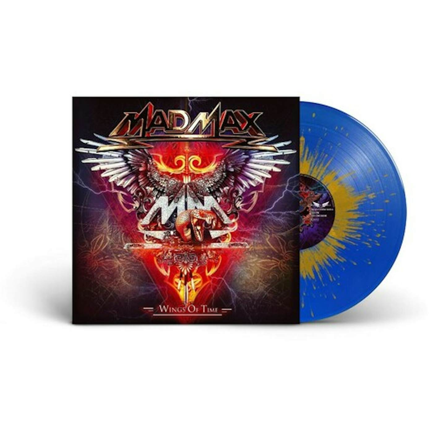 Mad Max WINGS OF TIME - BLUE/GOLD Vinyl Record