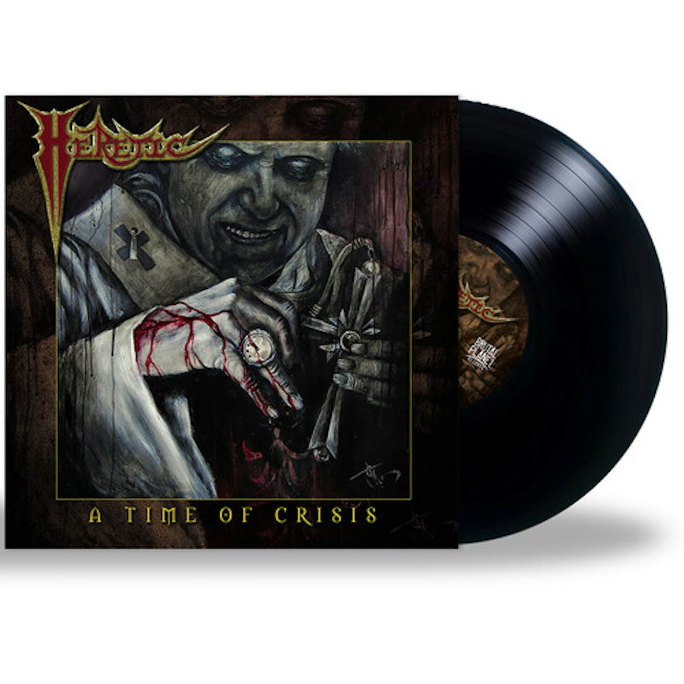 Heretic TIME OF CRISIS Vinyl Record