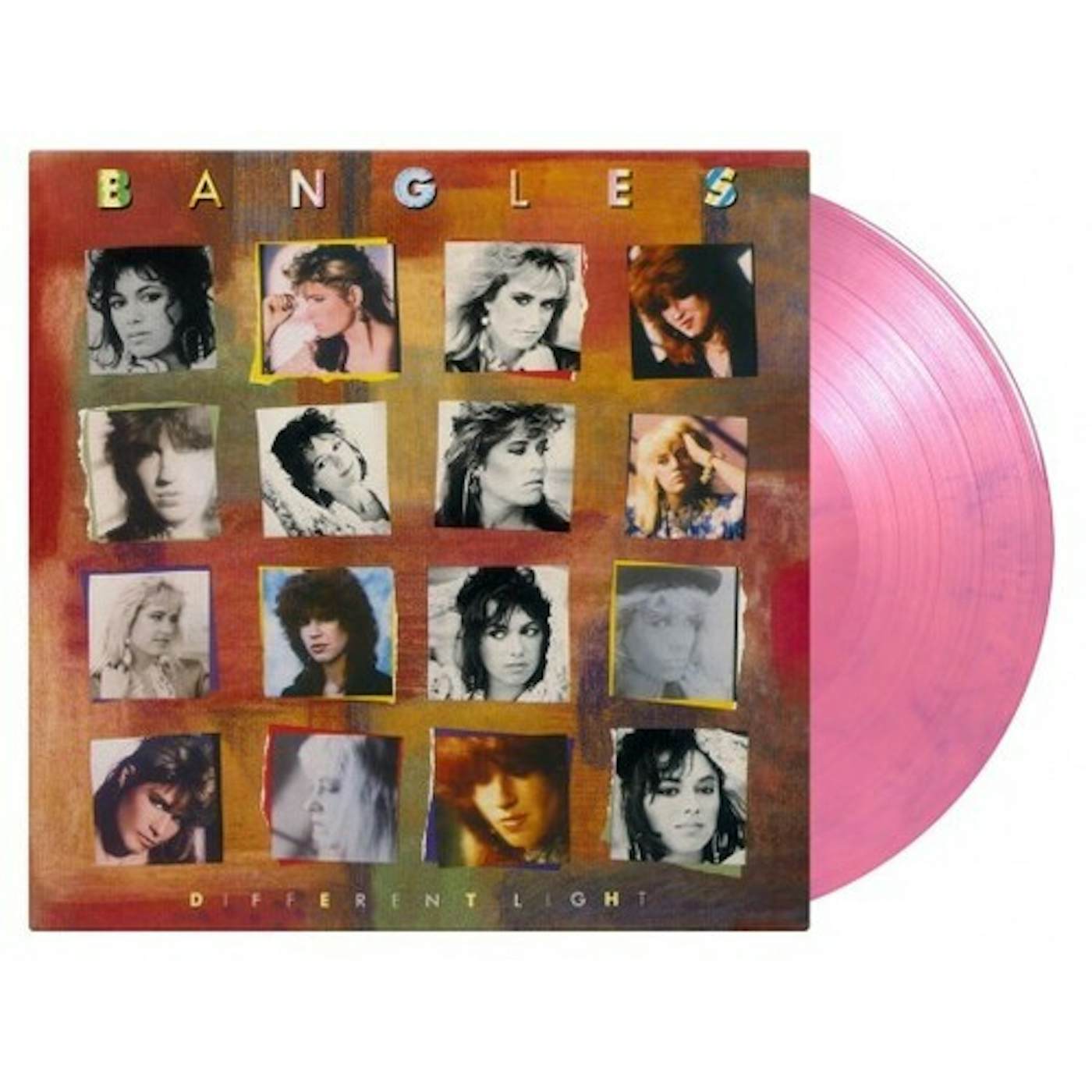 The Bangles Different Light (Pink & Purple Marble) Vinyl Record