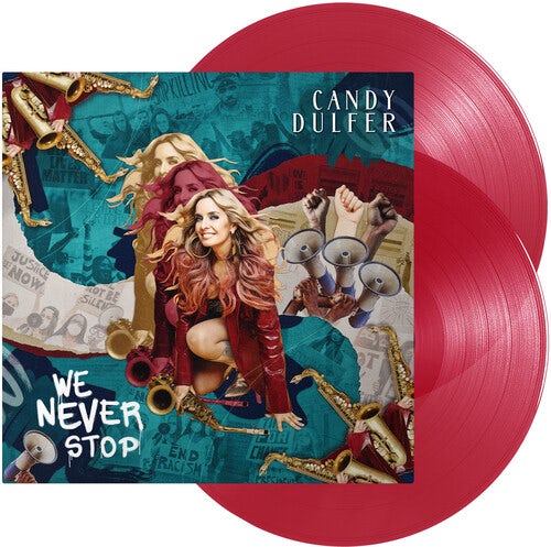 Candy Dulfer We Never Stop (Red) Vinyl Record