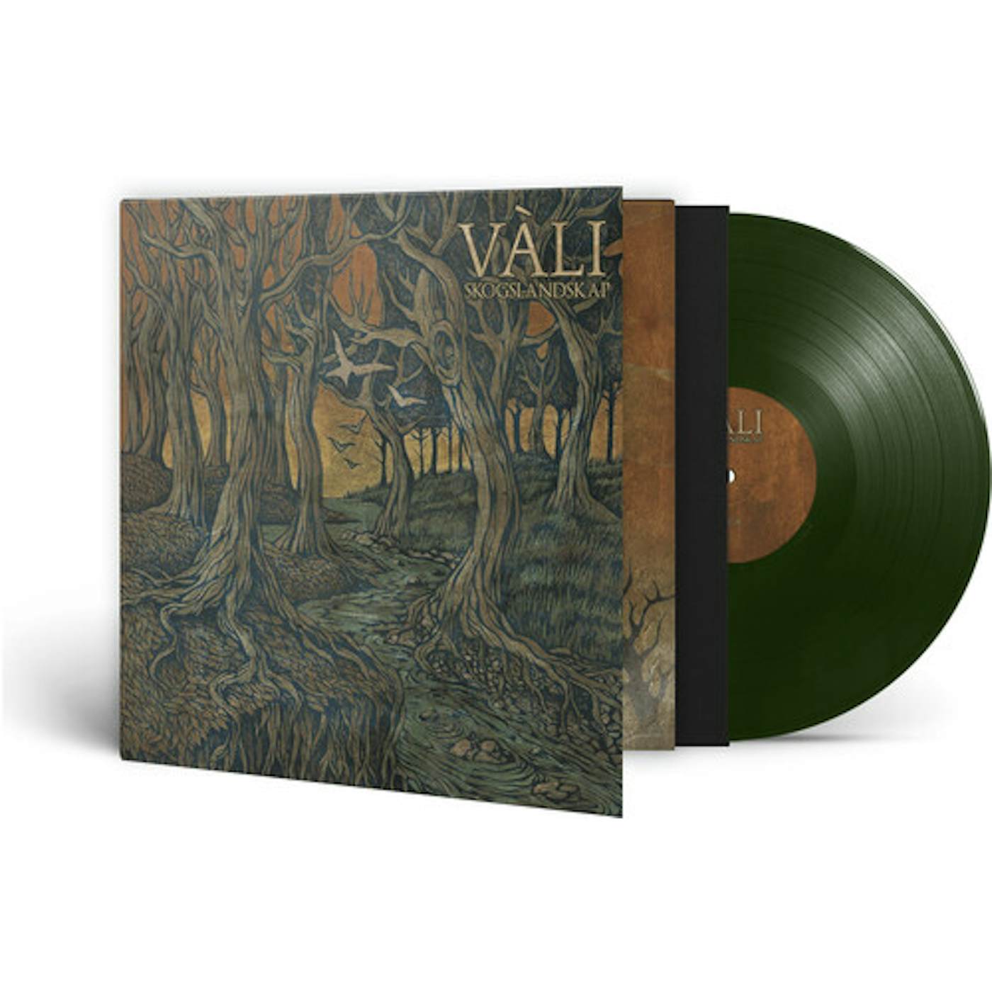 Vàli SKOGSLANDSKAP - DARK GREEN Vinyl Record