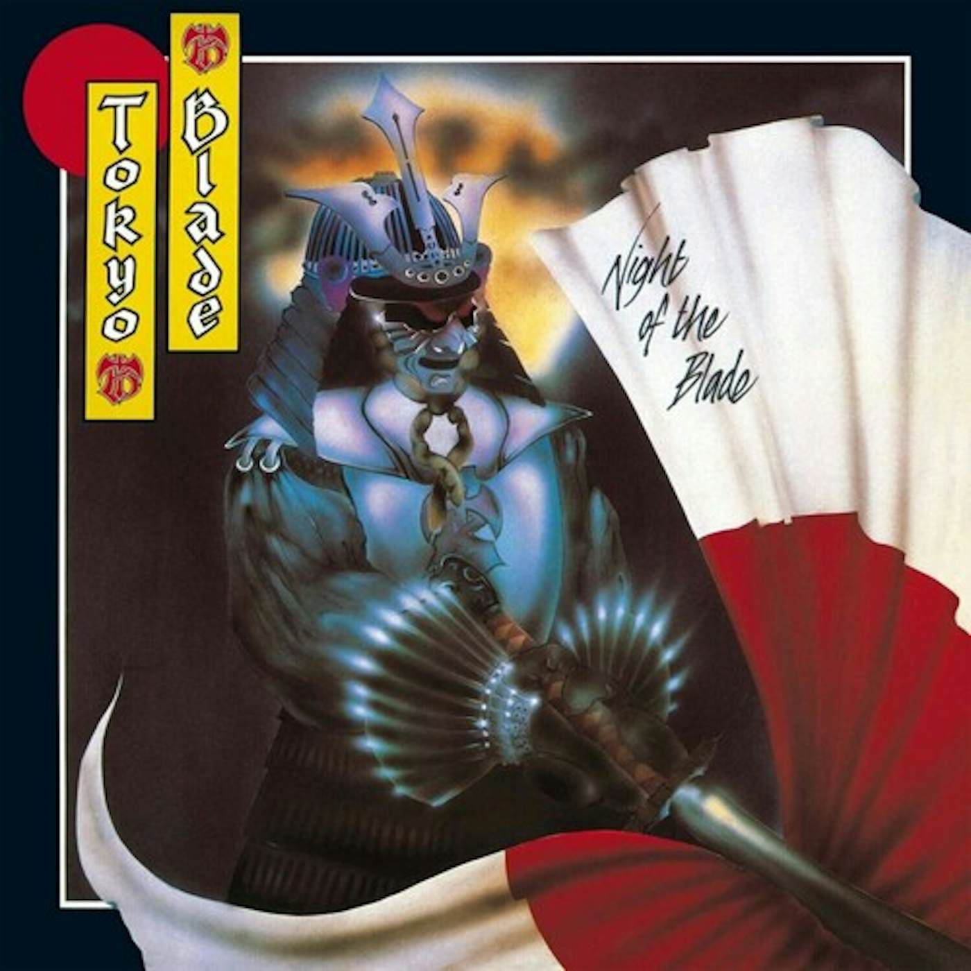 Tokyo Blade NIGHT OF THE BLADE - RED/WHITE BI-COLOR Vinyl Record