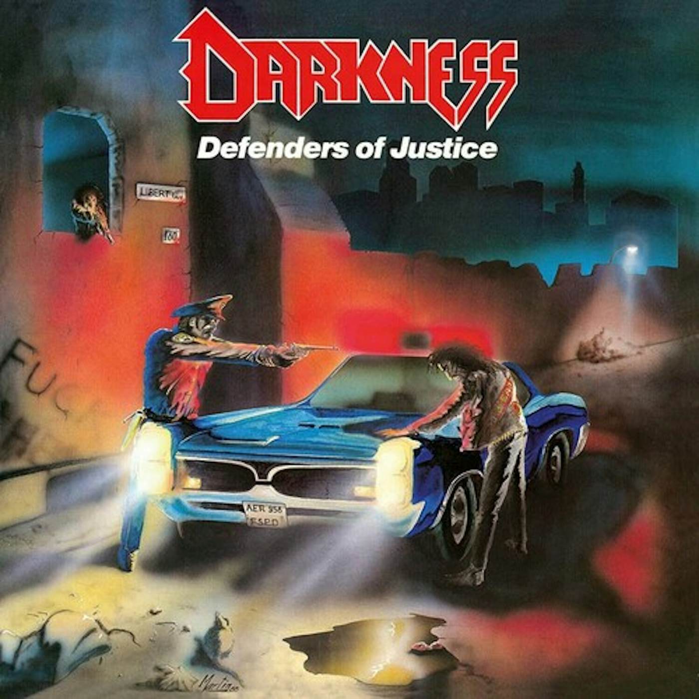 The Darkness Defenders Of Justice - Splatter Vinyl Record