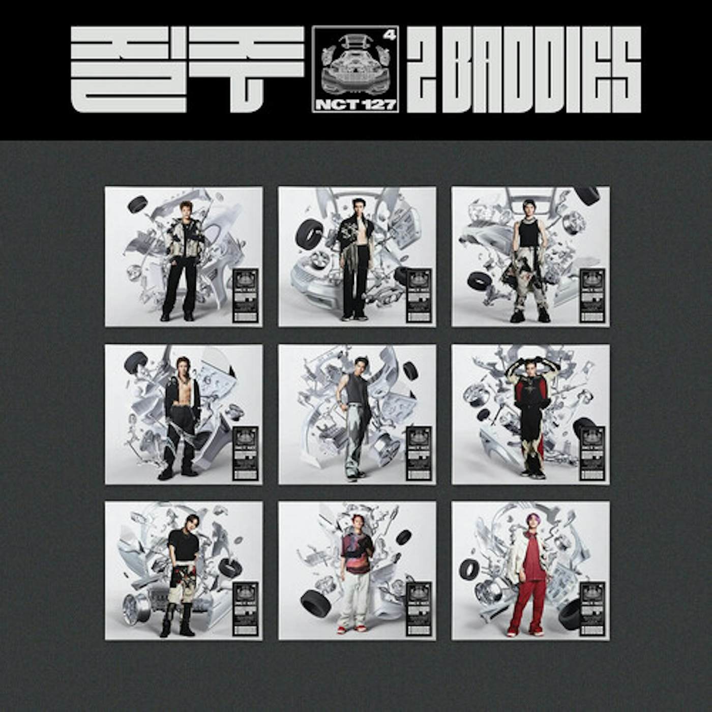 NCT 127 4TH ALBUM '2 BADDIE' CD