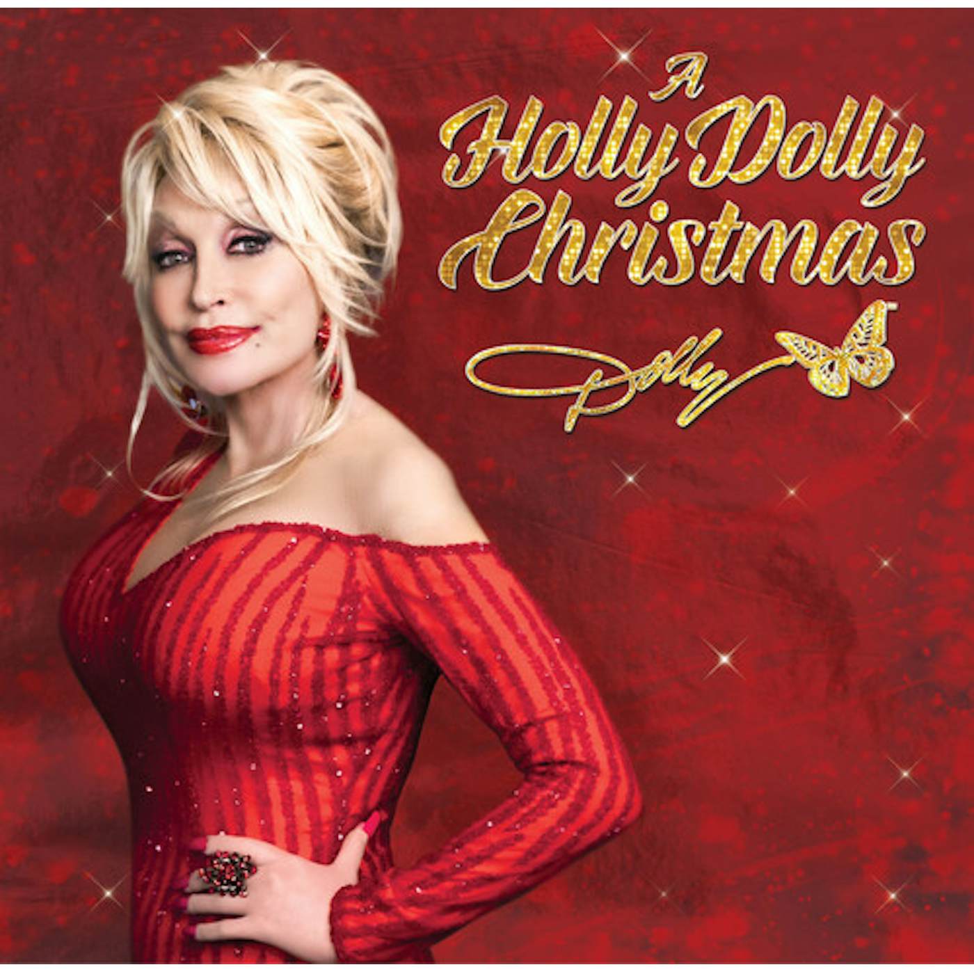 Dolly Parton A Holly Dolly Christmas (2LP / White) Vinyl Record