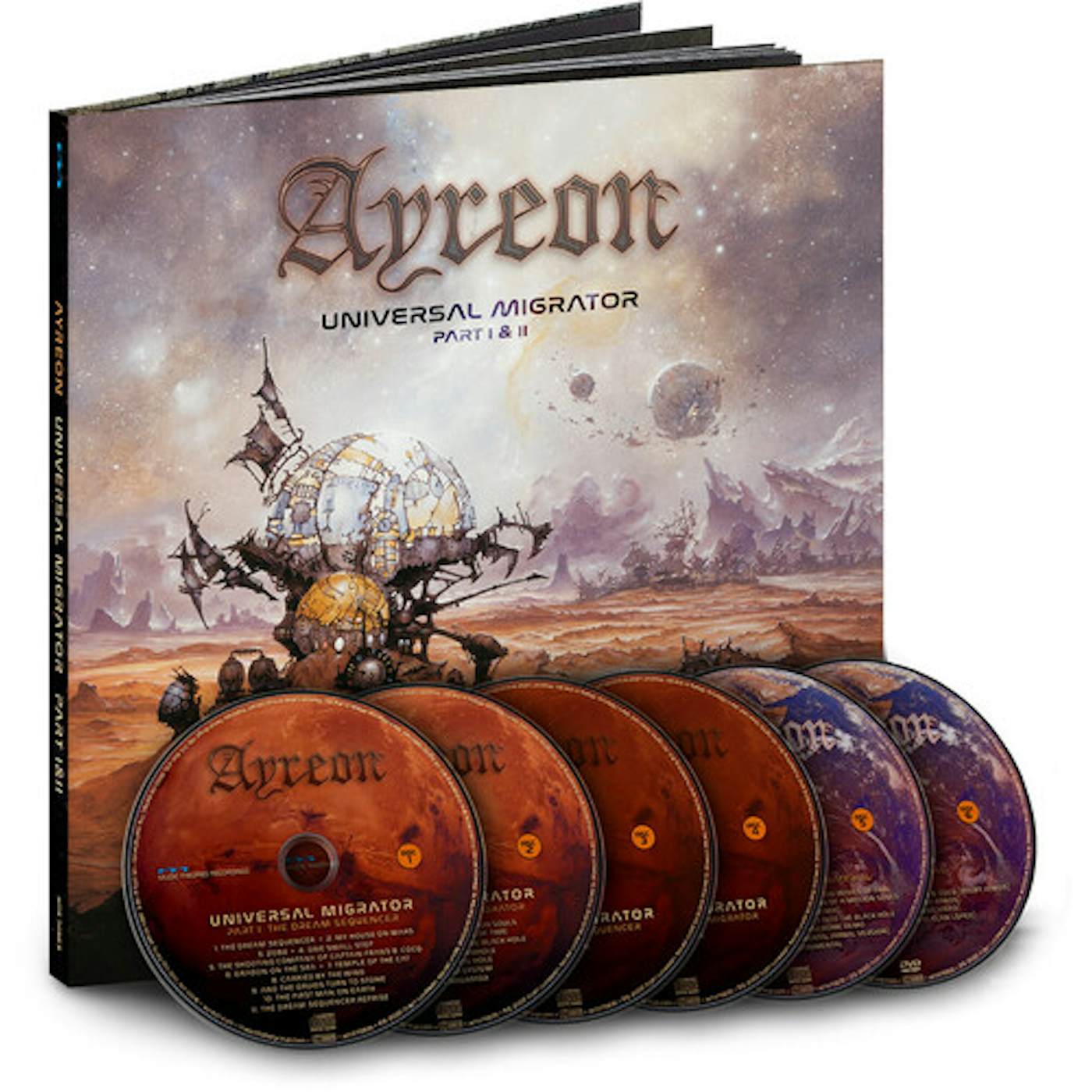 Ayreon UNIVERSAL MIGRATOR PART I & II - EARBOOK CD