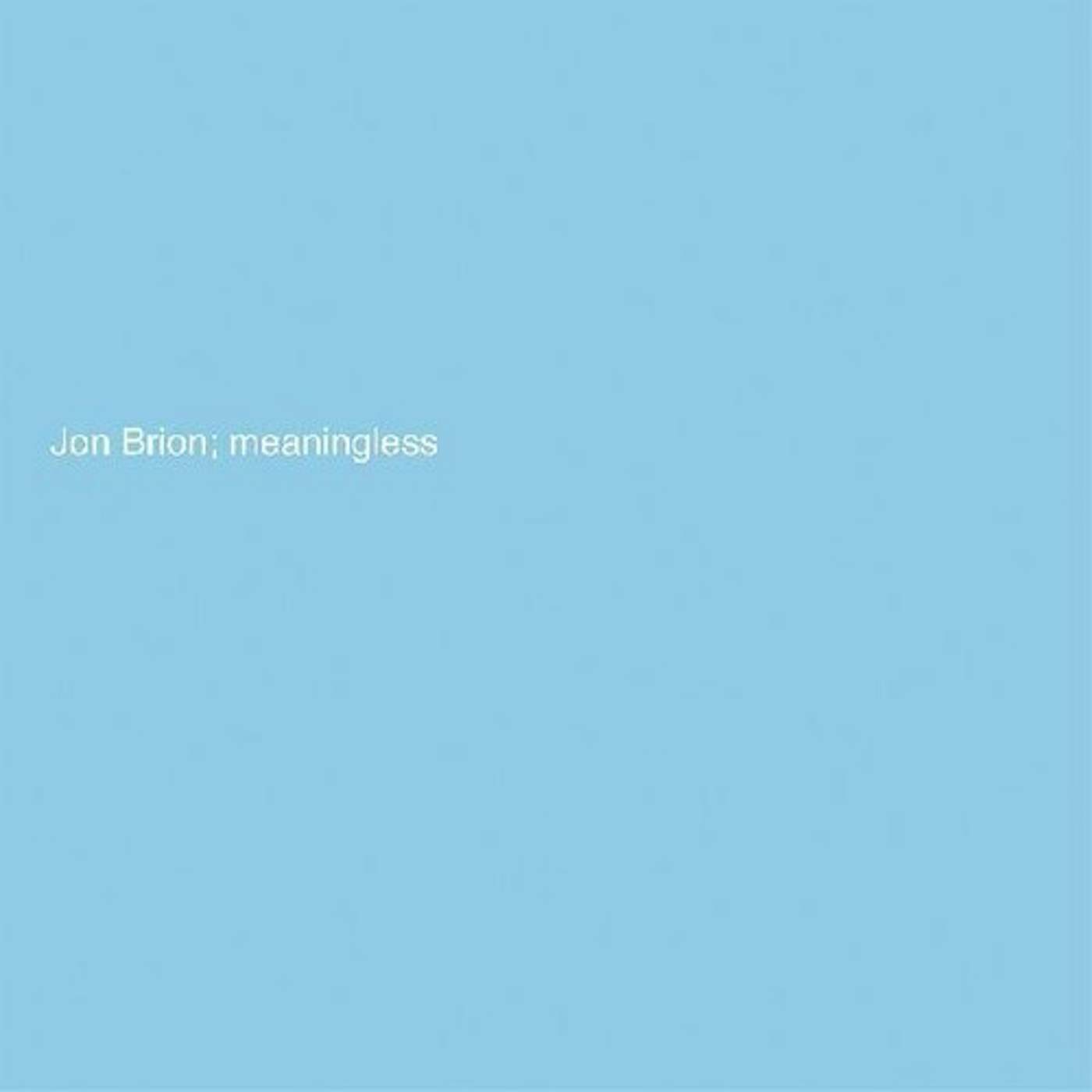 Jon Brion MEANINGLESS CD