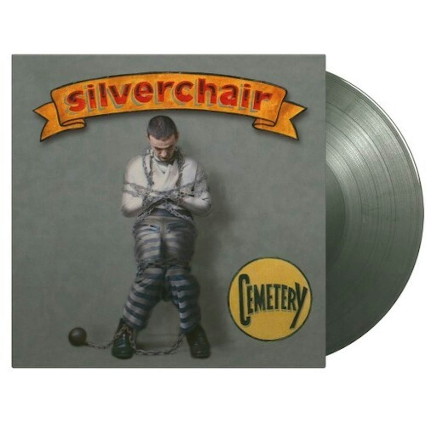 Silverchair Cemetery (Silver & Green Marbled Colored) Vinyl Record