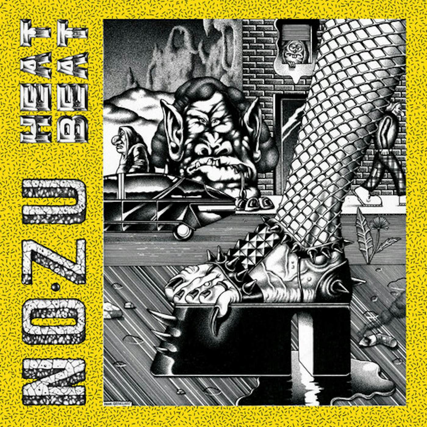 NO ZU HEAT BEAT - YELLOW SPECKLED Vinyl Record