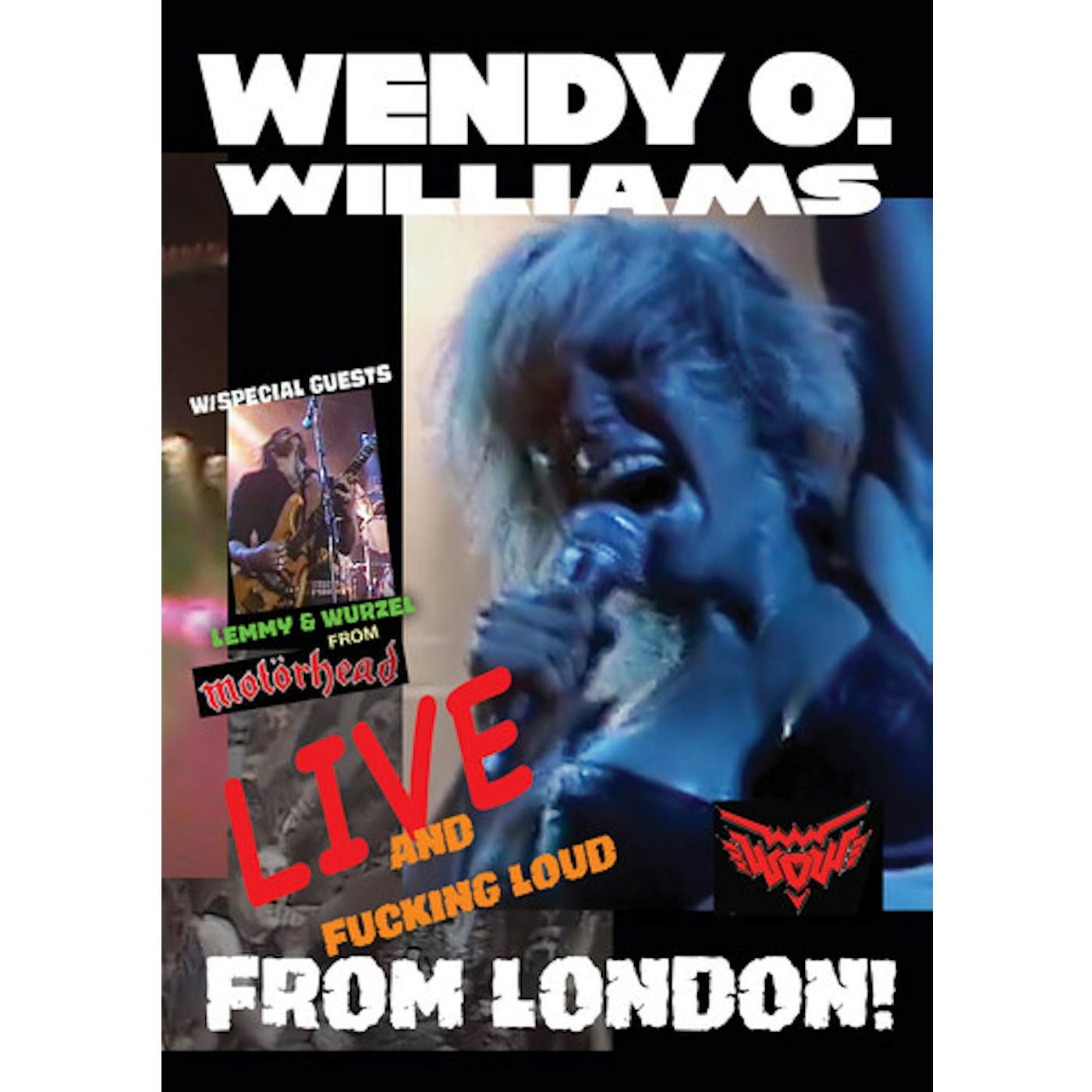 Wendy O. Williams WOW: LIVE AND FUCKING LOUD FROM LONDON DVD