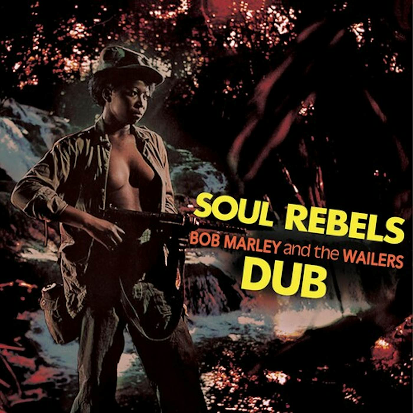 Bob Marley Soul Rebels Dub - Purple Marble Vinyl Record