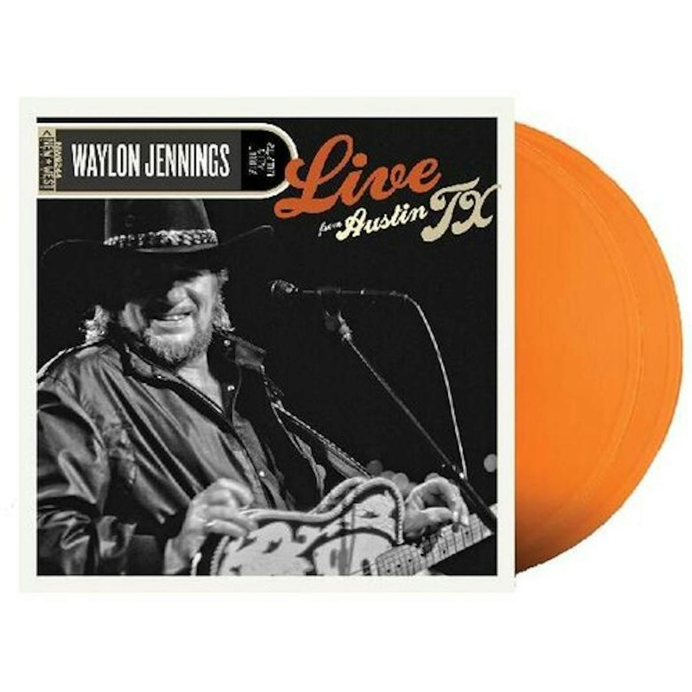 Waylon Jennings Live From Austin Tx '89 Vinyl Record