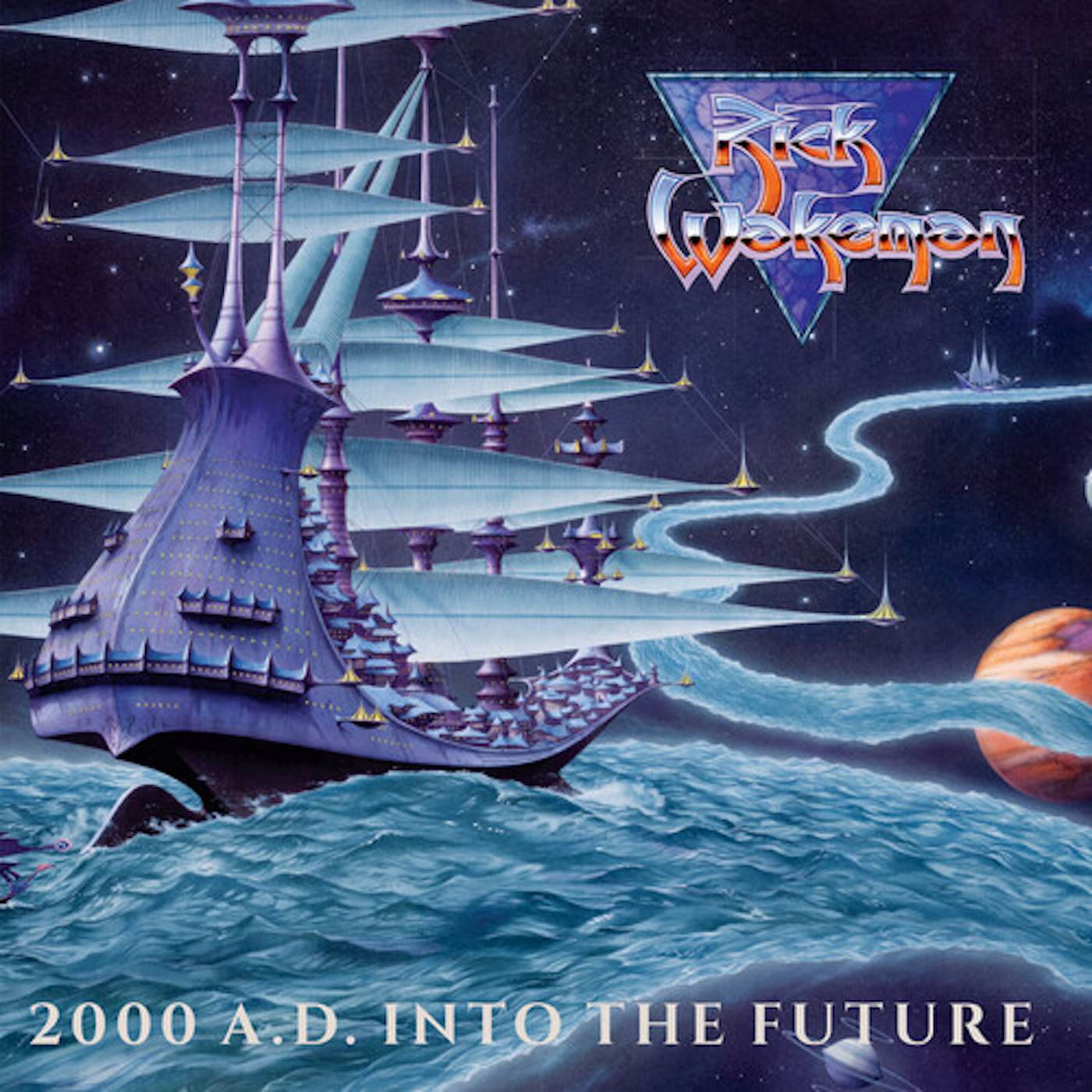 Rick Wakeman 2000 A.D. INTO THE FUTURE - PURPLE Vinyl Record