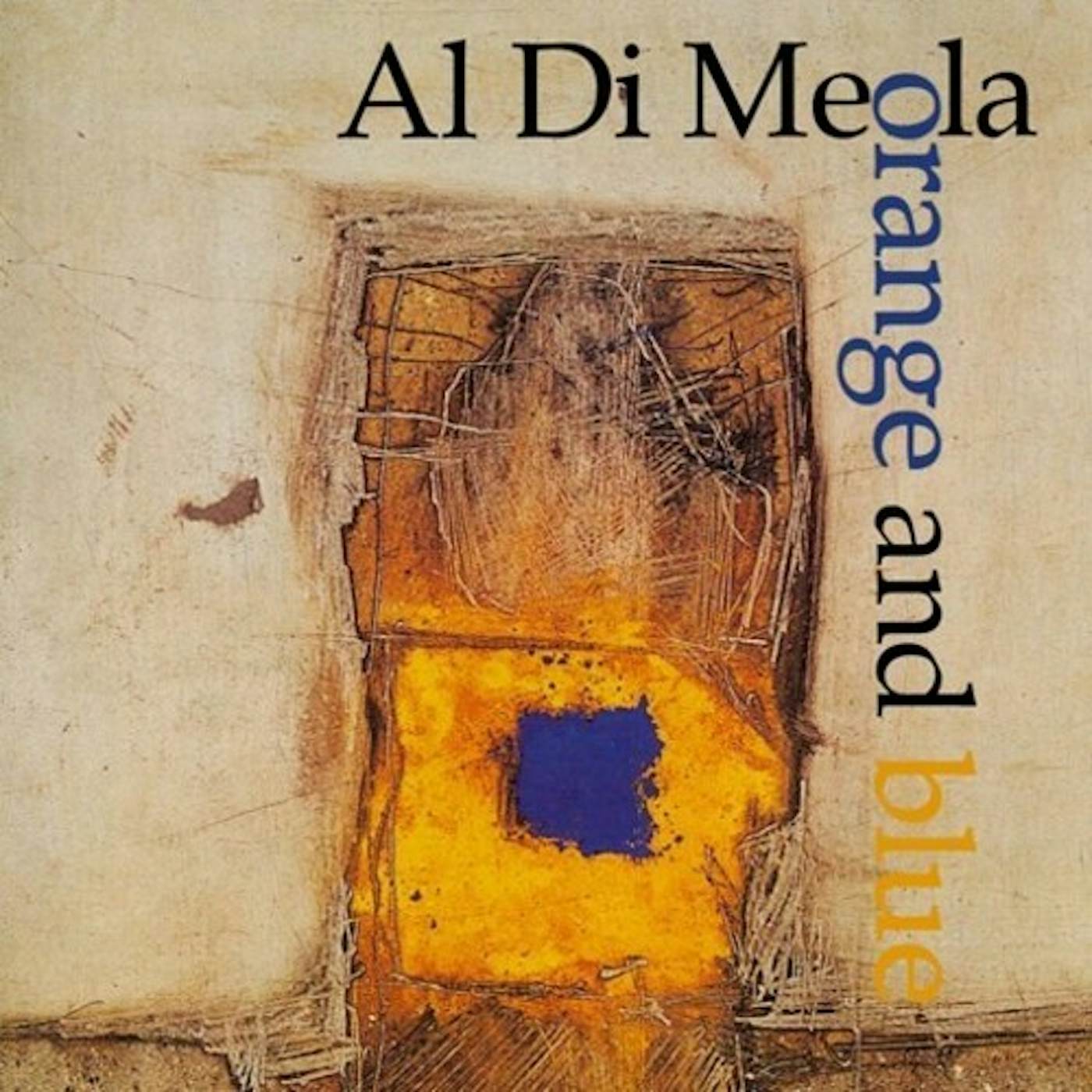 Al Di Meola Orange and Blue Vinyl Record