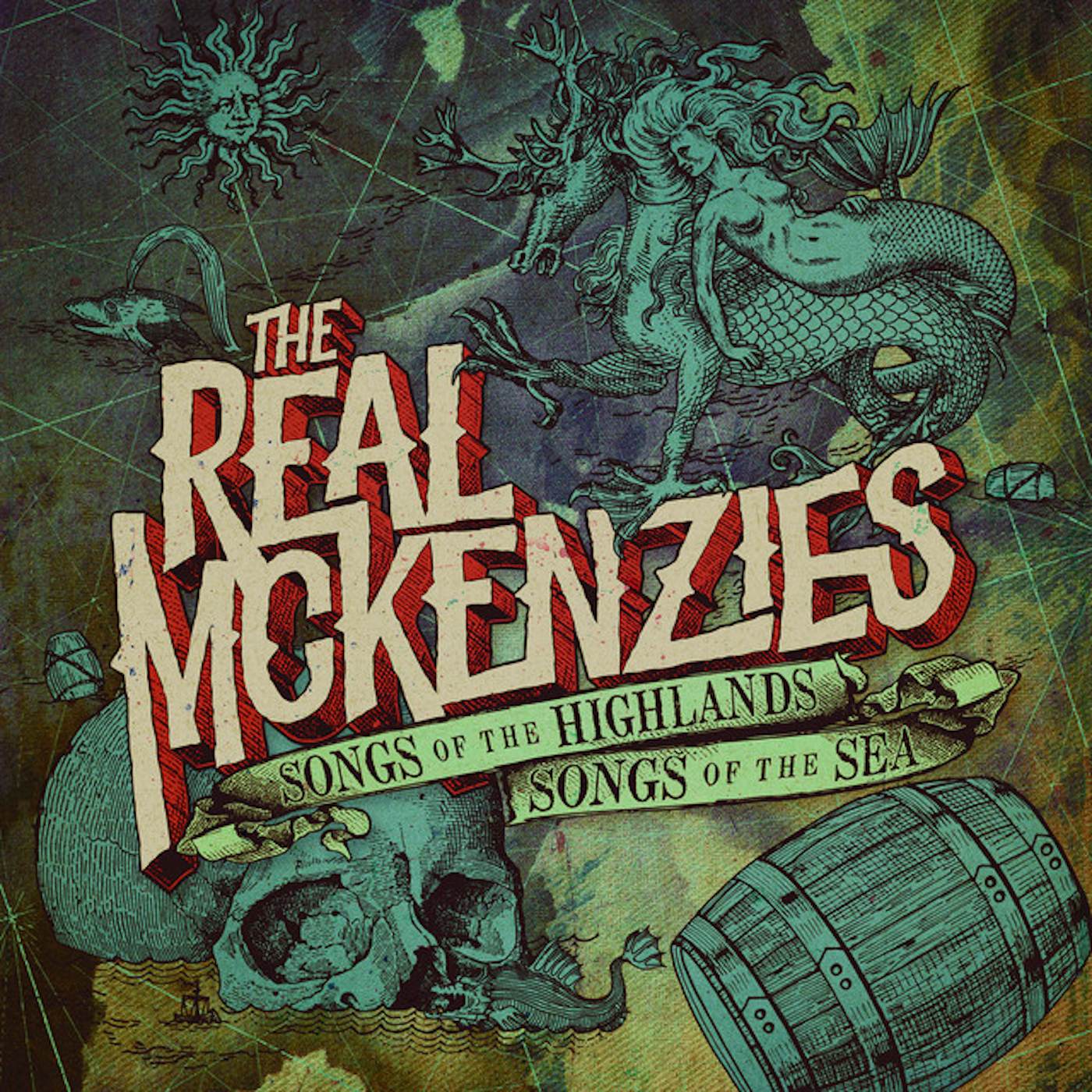 The Real McKenzies Songs Of The Highlands, Songs Of The Sea CD