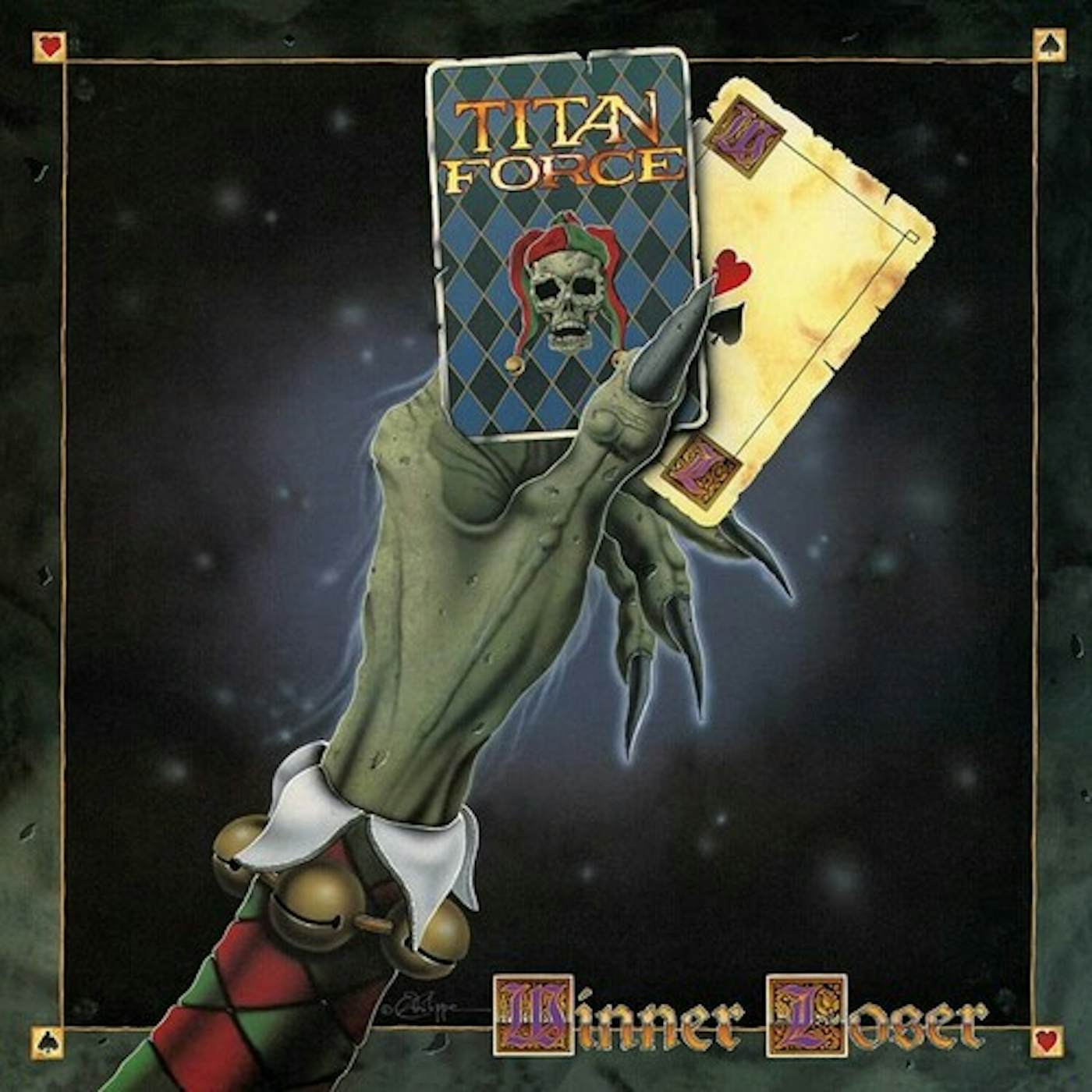 Titan Force WINNER / LOSER - GOLD Vinyl Record
