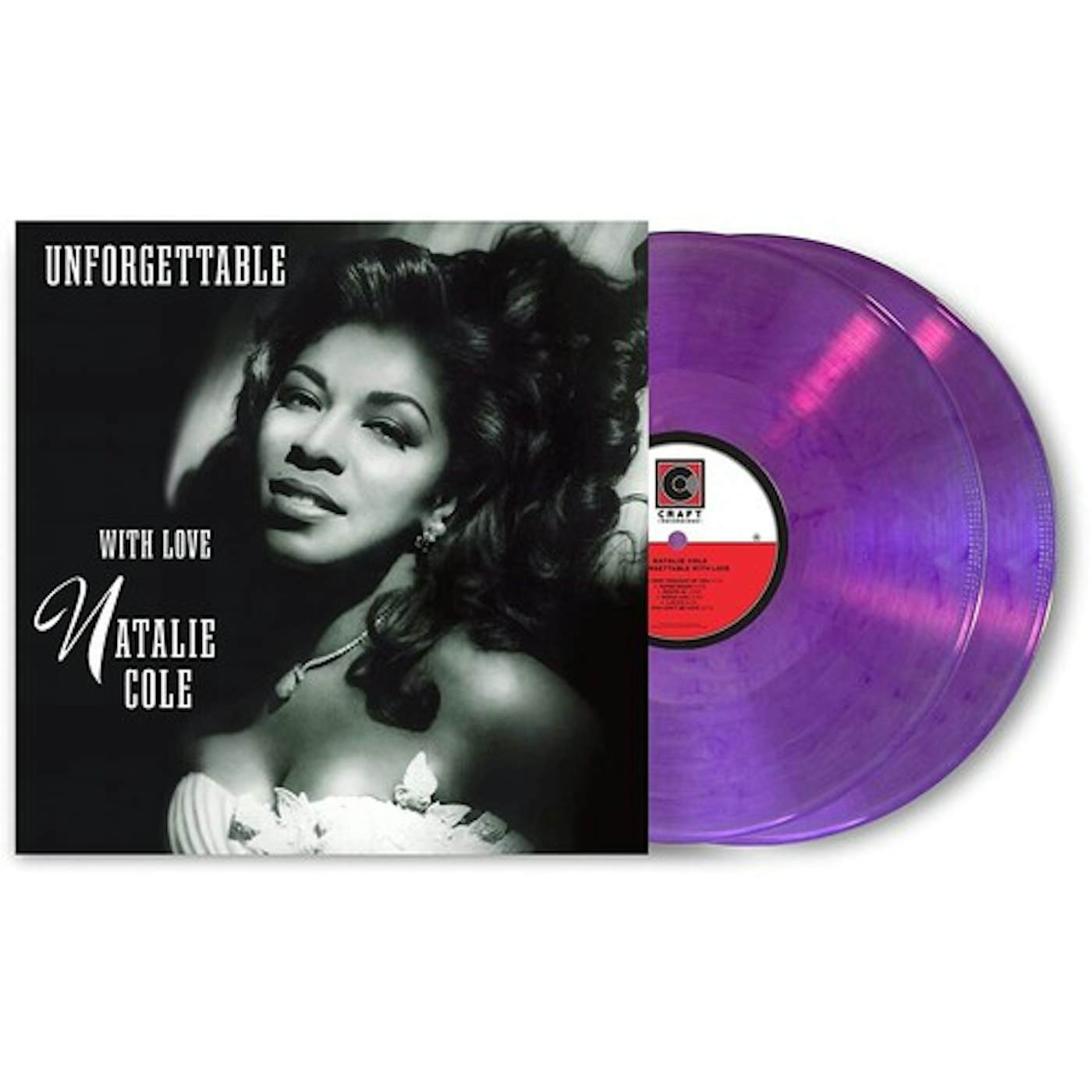 Natalie Cole Unforgettable With Love (30th Anniversary/Clear Purple/2 LP) Vinyl Record