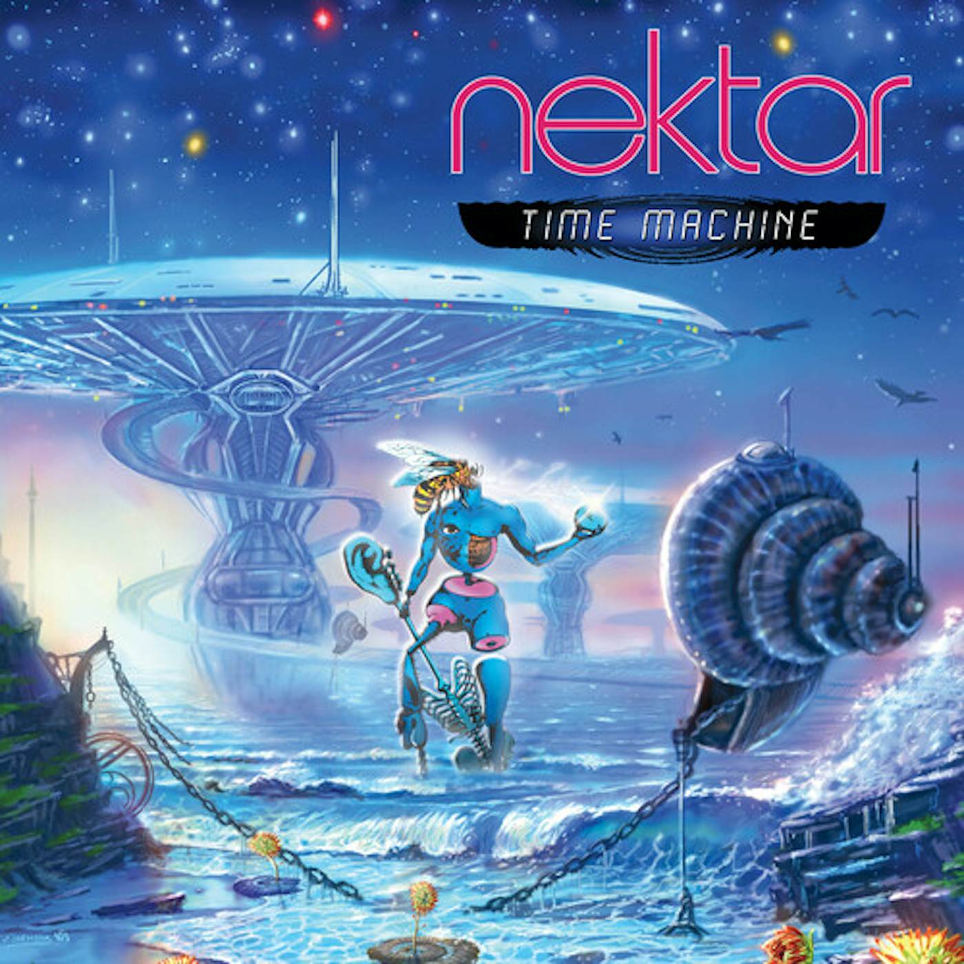 Nektar Time Machine - Magenta Vinyl Record