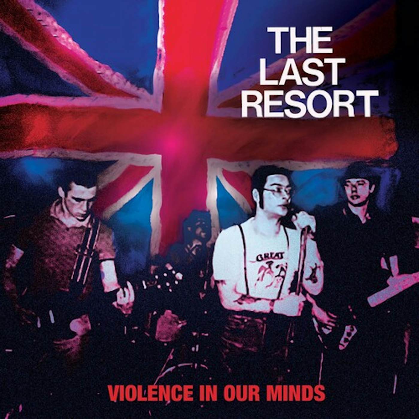 Last Resort VIOLENCE IN OUR MINDS - RED/BLUE SPLIT Vinyl Record