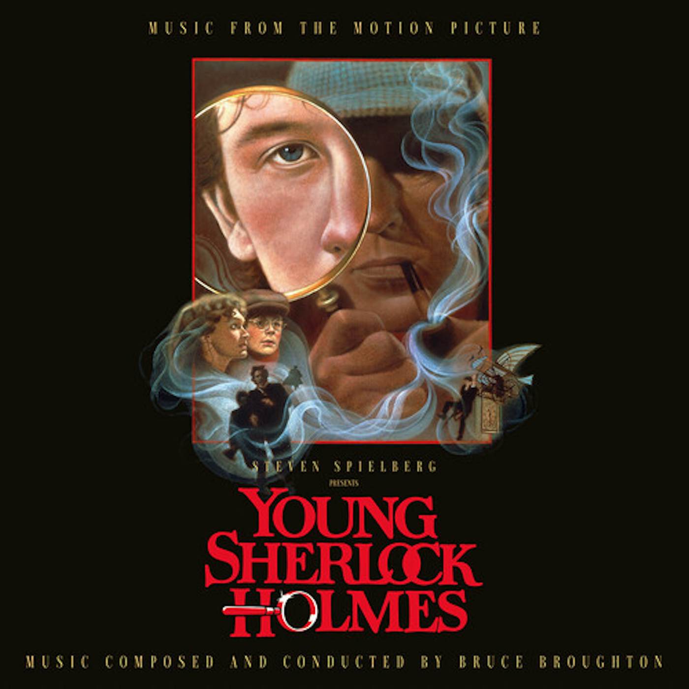 Bruce Broughton YOUNG SHERLOCK HOLMES - Original Soundtrack Vinyl Record