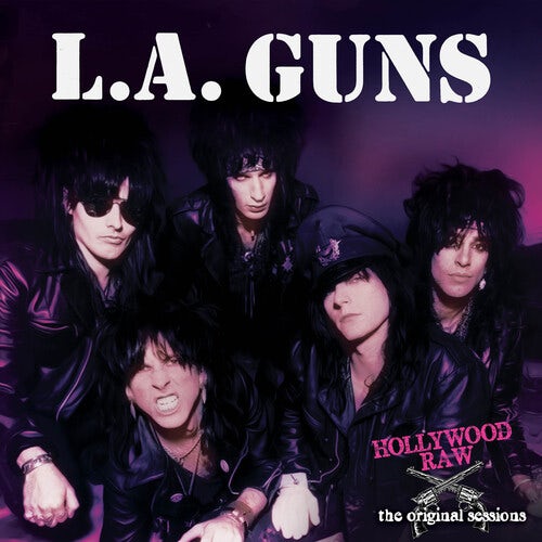 L.A. Guns HOLLYWOOD RAW - ORIGINAL SESSIONS - PURPLE/BLACK Vinyl