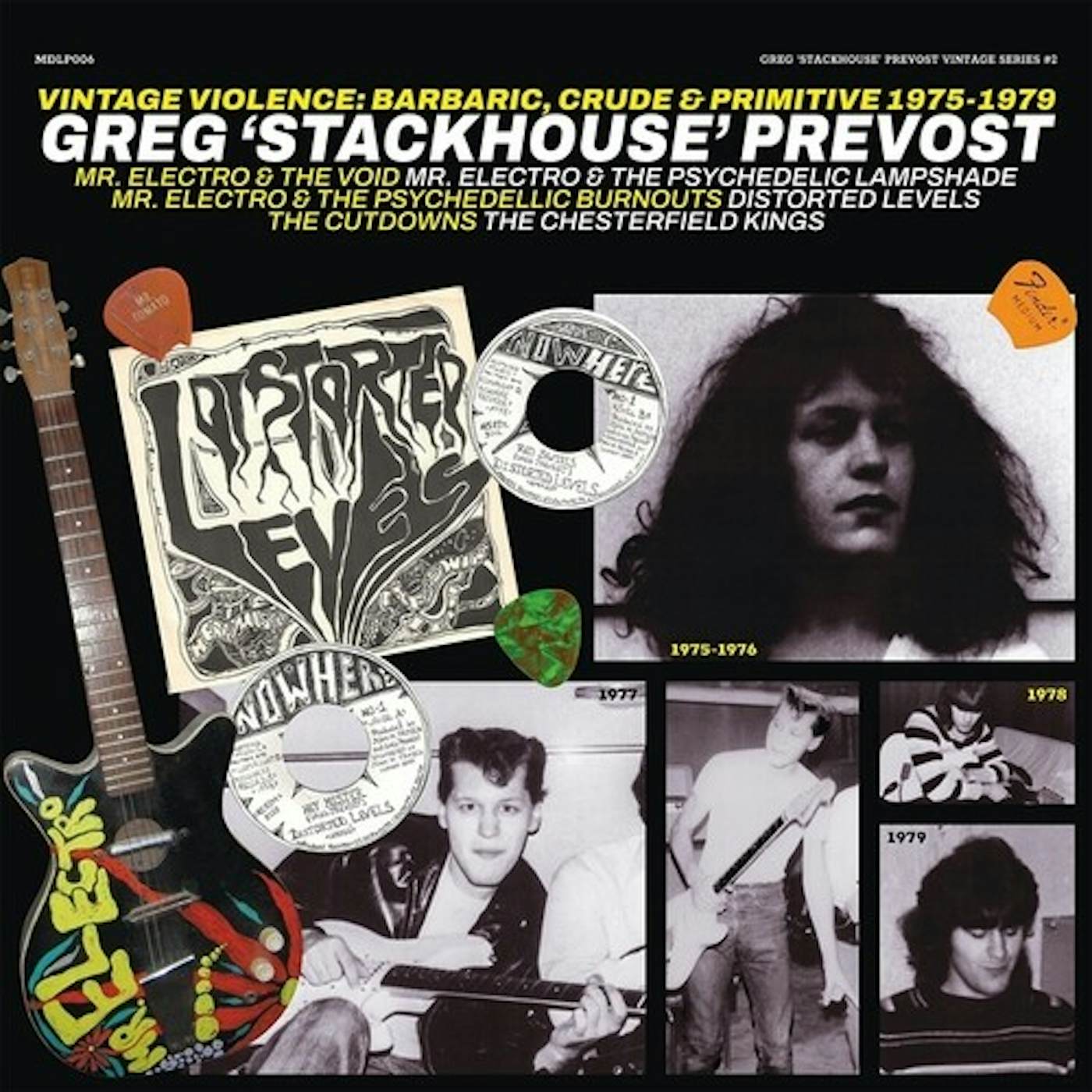 Greg 'Stackhouse' Prevost VINTAGE VIOLENCE: BARBARIC CRUDE & 1975-1979 Vinyl Record